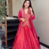 Pink Simar Embroidery Work Lehenga Choli