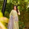 Pista Chinon Embroidery Work Salwar Suit