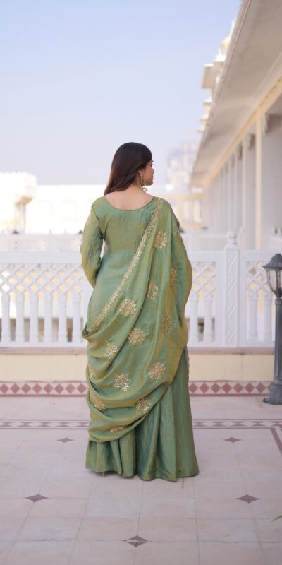 KA 1229 Pista Fendi Crush Salwar Suit Perfect for Wedding, Party, Onam, Temple Visit, Traditional Day – . Best Price ₹2399. Delivery 4-6 Working Days. | Jump Suits, Salwar suit, Casual Suits, Creative suits, Designer Suits, Palazzo Suits, Party Wear Suits, Patiala Suits, Straight Suits