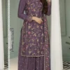 FC AVANTI 66301 Purple Chinon Salwar Suit Perfect for Wedding, Party, Traditional Day, Durga Puja, Makar Sankranti – . Get it for ₹3049. Delivery 4-6 Wor | Jump Suits, Salwar suit, Casual Suits, Creative suits, Designer Suits, Palazzo Suits, Party Wear Suits, Patiala Suits, Straight Suits
