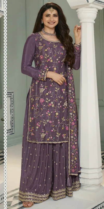 FC AVANTI 66301 Purple Chinon Salwar Suit Perfect for Wedding, Party, Traditional Day, Durga Puja, Makar Sankranti – . Get it for ₹3049. Delivery 4-6 Wor | Jump Suits, Salwar suit, Casual Suits, Creative suits, Designer Suits, Palazzo Suits, Party Wear Suits, Patiala Suits, Straight Suits