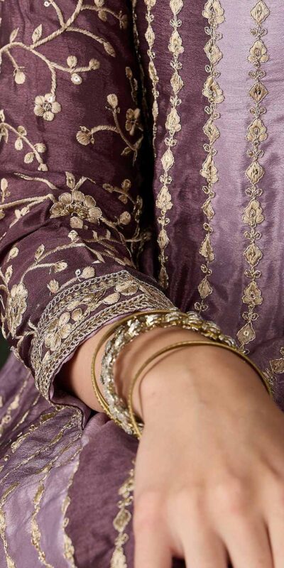 Purple FC 2D 7407 in Chinon Embroidery Work Salwar Suit . Wedding, Party, Festive, Events, Delivery 4-6 Working Days. Only 3149/ - Shop now. | Jump Suits, Salwar suit, Casual Suits, Creative suits, Designer Suits, Palazzo Suits, Party Wear Suits, Patiala Suits, Straight Suits