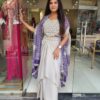 ₹2599 | BB 53 Purple Crap Silk Dhoti Suit. Perfect for Wedding, Party, Anniversary, Holi, Temple Visit – Available at ₹2599 only. Delivery 4-6 Working Days. | Jump Suits, Salwar suit, Casual Suits, Creative suits, Designer Suits, Palazzo Suits, Party Wear Suits, Patiala Suits, Straight Suits