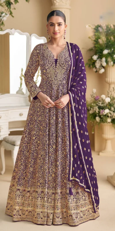 ₹3649 | FC 5807 Purple Color Georgette Thread Sequence Work Salwar Suit . Introductory Price ₹3649. Delivery 4-6 Working Days. Shop now. | Jump Suits, Salwar suit, Casual Suits, Creative suits, Designer Suits, Palazzo Suits, Party Wear Suits, Patiala Suits, Straight Suits