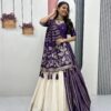 PC 560 Purple in Jacquard Silk Designer Work Lehenga Choli . Introductory Price ₹3249. Delivery 4-6 Working Days. Shop now. | Lehenga, Bollywood Lehenga, Creative Lehenga, Designer Lehenga, Embroidered Lehenga, Party Wear Lehenga