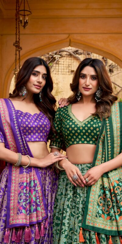 LNB 1201 Purple Tasar Silk Lehenga Choli Perfect for Wedding, Party, Traditional Day, Sangeet, Housewarming – . Introductory Price ₹2499. Delivery 4- | Lehenga, Bollywood Lehenga, Creative Lehenga, Designer Lehenga, Embroidered Lehenga, Party Wear Lehenga