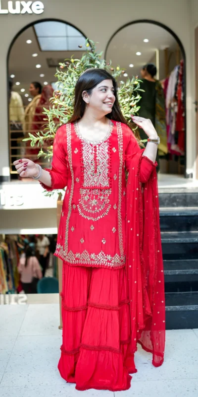 ₹2149 | KD 1572 Red in Color Georgette Embroidery Work Salwar Suit . Introductory Price ₹2149. Delivery 4-6 Working Days. Shop now. | Jump Suits, Salwar suit, Casual Suits, Creative suits, Designer Suits, Palazzo Suits, Party Wear Suits, Patiala Suits, Straight Suits
