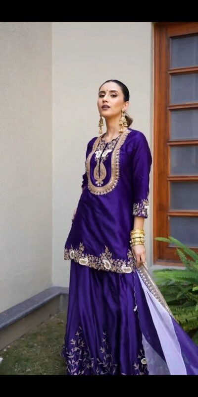 DC 95 Royal Purple Color Chinon Thread Sequence Work Salwar Suit . Wedding, Party, Festive, Best Price ₹1849. Delivery 4-6 Working Days. Shop now. | Jump Suits, Salwar suit, Casual Suits, Creative suits, Designer Suits, Palazzo Suits, Party Wear Suits, Patiala Suits, Straight Suits