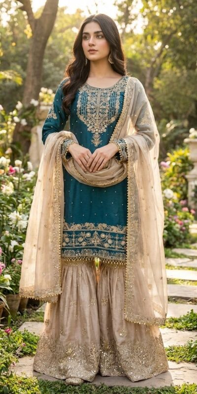 SR 1694 Teal Organza Silk Salwar Suit with Embroidery Work & Lace Work. Exclusive Offer ₹1999. Delivery 4-6 Working Days. Shop now. | Jump Suits, Salwar suit, Casual Suits, Creative suits, Designer Suits, Palazzo Suits, Party Wear Suits, Patiala Suits, Straight Suits
