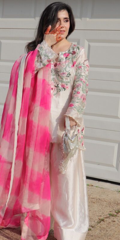 NSR 858 White Crap Silk Salwar Suit with Lace Work & Digital Print. Now at just ₹1899. Delivery 4-6 Working Days. Shop now. | Jump Suits, Salwar suit, Casual Suits, Creative suits, Designer Suits, Palazzo Suits, Party Wear Suits, Patiala Suits, Straight Suits