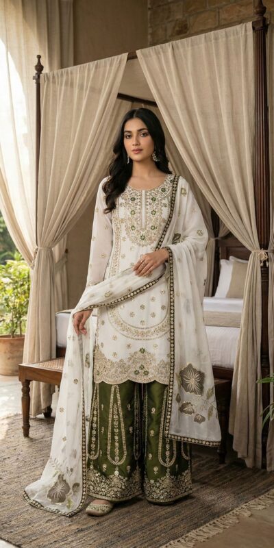 NSR 884 White Organza Silk Salwar Suit with Digital Print & Embroidery Work. Introductory Price ₹2149. Delivery 4-6 Working Days. Shop now. | Jump Suits, Salwar suit, Casual Suits, Creative suits, Designer Suits, Palazzo Suits, Party Wear Suits, Patiala Suits, Straight Suits