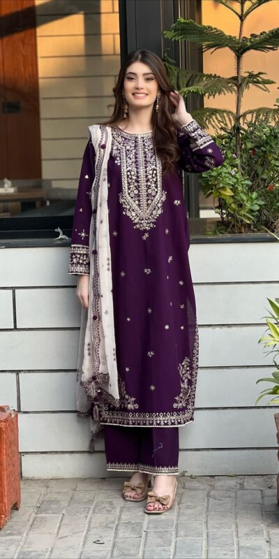 LG 2056 Wine Color Faux Georgette Salwar Suit with Embroidery Work. Get it for ₹2049. Delivery 4-6 Working Days. Shop now. | Jump Suits, Salwar suit, Casual Suits, Creative suits, Designer Suits, Palazzo Suits, Party Wear Suits, Patiala Suits, Straight Suits