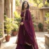 MF 1010 Wine Vichitra Silk Salwar Suit with Zari Work & Embroidery Work. Now at just ₹1769. Delivery 4-6 Working Days. Shop now. | Jump Suits, Salwar suit, Casual Suits, Creative suits, Designer Suits, Palazzo Suits, Party Wear Suits, Patiala Suits, Straight Suits