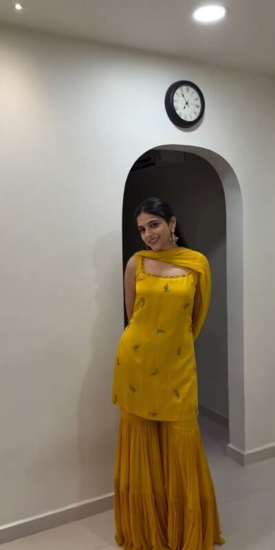 KD 1569 Yellow Chinon Silk Salwar Suit with Embroidery Work. Wedding, Party, Festive, Events Special Price ₹2399. Delivery 4-6 Working Days. Shop now. | Jump Suits, Salwar suit, Casual Suits, Creative suits, Designer Suits, Palazzo Suits, Party Wear Suits, Patiala Suits, Straight Suits