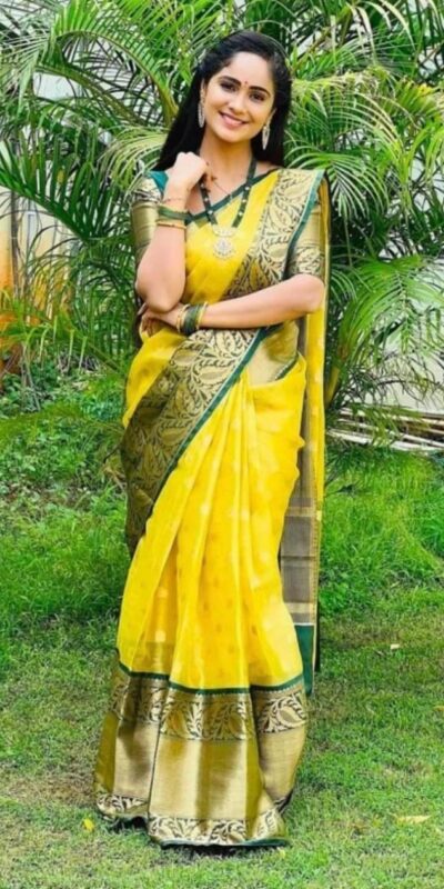 KPR 225 Yellow in Soft Lichi Silk Lace Work & Lace Border Saree . Special Price ₹1449. Delivery 4-6 Working Days. Shop now. | Sarees, Bollywood Sarees, Creative Sarees, Designer Sarees, Embroidered Sarees, Ethnic Saree, Modern Digital sarees, Party Wear Sarees