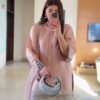 Aglow Light Pink Natural Crap Embroidery Work Salwar Suit