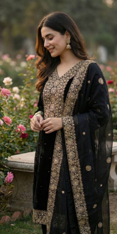 JF 040 Black Fendy Silk Salwar Suitwith Embroidery Work & Lace Work. Now at just ₹2049. Delivery 4-6 Working Days. Shop now. | Jump Suits, Salwar suit, Casual Suits, Creative suits, Designer Suits, Palazzo Suits, Party Wear Suits, Patiala Suits, Straight Suits