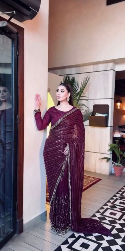 FB L342 Wine Color Kasturi Silk Georgette Saree with Zari Work. Online Best Price ₹2649. Delivery 4-6 Working Days. Shop now. | Sarees, Bollywood Sarees, Creative Sarees, Designer Sarees, Embroidered Sarees, Ethnic Saree, Modern Digital sarees, Party Wear Sarees