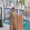 ₹2649 | KA 1233 Chiku Super Silk Salwar SuitPerfect for Wedding, Party, Sangeet, Family Gatherings, Reception – . Festive Deal ₹2649. Delivery 4-6 Working Da | Jump Suits, Salwar suit, Casual Suits, Creative suits, Designer Suits, Palazzo Suits, Party Wear Suits, Patiala Suits, Straight Suits