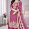 SSR 535 Rani Pink Color in Organza Silk Embroidery Work Salwar Suit . Available at ₹2399 only. Delivery 4-6 Working Days. Shop now. | Jump Suits, Salwar suit, Casual Suits, Creative suits, Designer Suits, Palazzo Suits, Party Wear Suits, Patiala Suits, Straight Suits