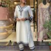 Darling White Maslin Digital Printed Salwar Suit