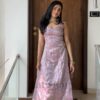 Dazzling Lavender Zimmy Silk Embroider Work Salwar Suit