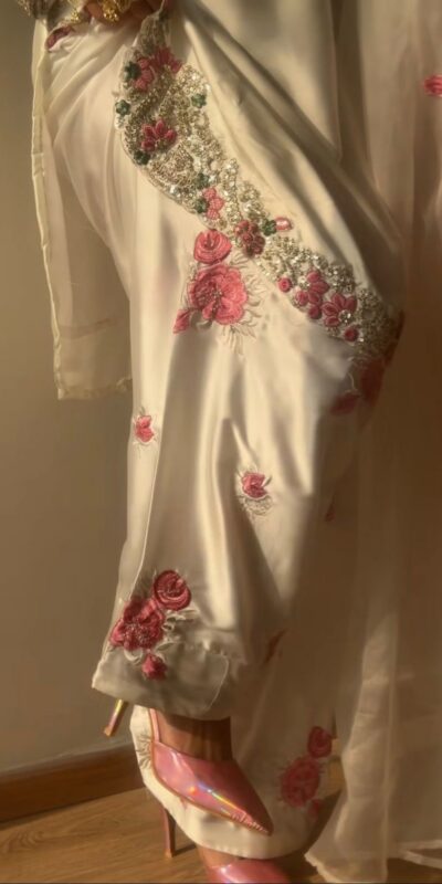 MD 3081 Off White Japan Satin Salwar Suit Perfect for Wedding, Party, Durga Puja, Traditional Day, Temple Visit – . Introductory Price ₹2549. Deli | Jump Suits, Salwar suit, Casual Suits, Creative suits, Designer Suits, Palazzo Suits, Party Wear Suits, Patiala Suits, Straight Suits