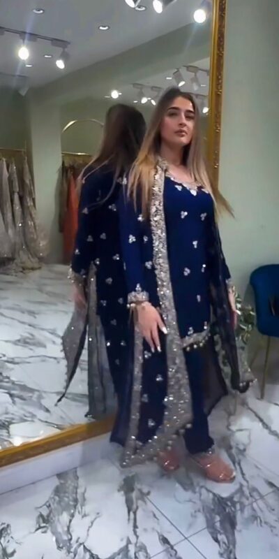 ST 1151 Navy Blue Color Dual Tone Star Georgette Salwar Suit with Embroidery Work. Affordable Price ₹2049. Delivery 4-6 Working Days. Shop now. | Jump Suits, Salwar suit, Casual Suits, Creative suits, Designer Suits, Palazzo Suits, Party Wear Suits, Patiala Suits, Straight Suits