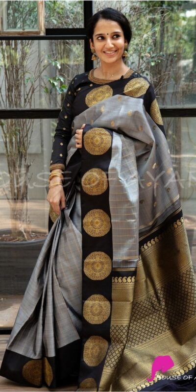 KPR 080 Grey Color Soft Lichi Silk Saree with Lace Border & Lace Work. Best Price ₹1449. Delivery 4-6 Working Days. Shop now. | Sarees, Bollywood Sarees, Creative Sarees, Designer Sarees, Embroidered Sarees, Ethnic Saree, Modern Digital sarees, Party Wear Sarees
