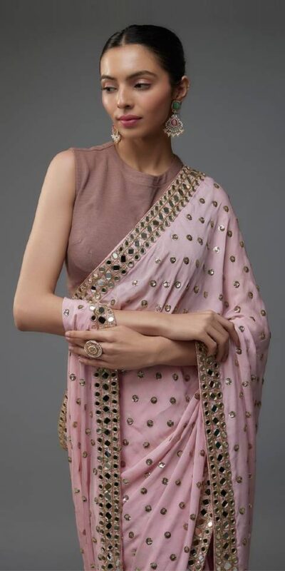 ₹1999 | DF 3469 Light Pink Faux Georgette Saree Perfect for Wedding, Party, Bridal Wear, Baisakhi, Raksha Bandhan –. Introductory Price ₹1999. Delivery 4-6 Workin | Sarees, Bollywood Sarees, Creative Sarees, Designer Sarees, Embroidered Sarees, Ethnic Saree, Modern Digital sarees, Party Wear Sarees