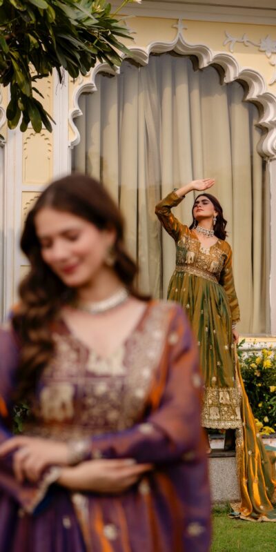 RR 38 Mustered Fendy Satin Gown Perfect for Wedding, Party, Pongal, Makar Sankranti, Ganesh Chaturthi – . Available at ₹2649 only. Delivery 4-6 Wor | Gowns, Bollywood Gowns, Creative Gowns, Designer Gowns, Embroidered Gowns, Party Wear Gowns