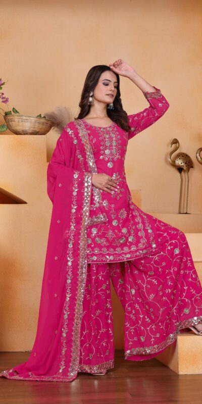 FE 99 Pink Color Fox Georgette Salwar Suit with Embroidery Work. Online Now at just ₹2549. Delivery 4-6 Working Days. Shop now. | Jump Suits, Salwar suit, Casual Suits, Creative suits, Designer Suits, Palazzo Suits, Party Wear Suits, Patiala Suits, Straight Suits