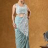 ST 1165 Grey Faux Georgette Saree with Embroidery Work & Sequins Work. Now at just ₹1799. Delivery 4-6 Working Days. Shop now. | Sarees, Bollywood Sarees, Creative Sarees, Designer Sarees, Embroidered Sarees, Ethnic Saree, Modern Digital sarees, Party Wear Sarees