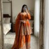 Rust Fendy Silk Sequence Work Salwar Suit
