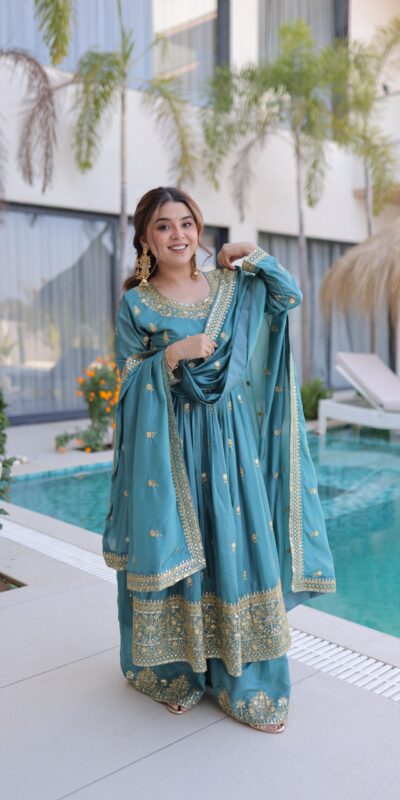 ₹2649 | KA 1233 Sky Blue Super Silk Salwar SuitPerfect for Wedding, Party, Sangeet, Family Gatherings, Reception – . Festive Deal ₹2649. Delivery 4-6 Working Da | Jump Suits, Salwar suit, Casual Suits, Creative suits, Designer Suits, Palazzo Suits, Party Wear Suits, Patiala Suits, Straight Suits