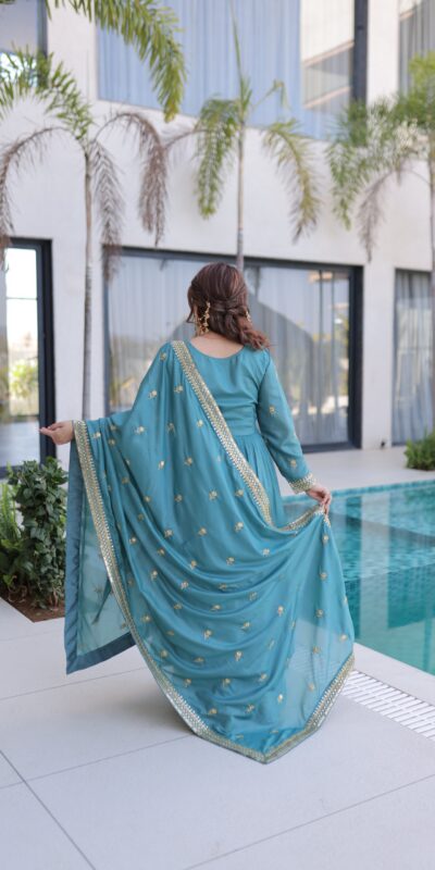 ₹2649 | KA 1233 Sky Blue Super Silk Salwar SuitPerfect for Wedding, Party, Sangeet, Family Gatherings, Reception – . Festive Deal ₹2649. Delivery 4-6 Working Da | Jump Suits, Salwar suit, Casual Suits, Creative suits, Designer Suits, Palazzo Suits, Party Wear Suits, Patiala Suits, Straight Suits