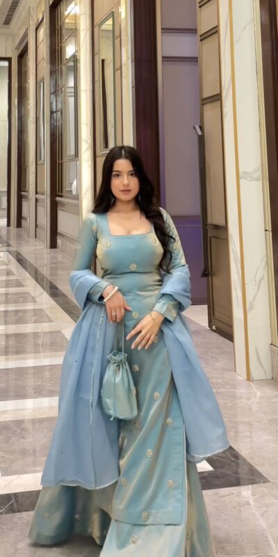 RTC  5915 Sky Blue in Fandy Silk Embroidery Work & Lace Work Salwar Suit . Affordable Price ₹1999. Delivery 4-6 Working Days. Shop now. | Jump Suits, Salwar suit, Casual Suits, Creative suits, Designer Suits, Palazzo Suits, Party Wear Suits, Patiala Suits, Straight Suits