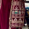 NF 1247 Maroon in Color Natural Crepe Embroidery Work Salwar Suit . Affordable Price ₹2599. Delivery 4-6 Working Days. Shop now. | Jump Suits, Salwar suit, Casual Suits, Creative suits, Designer Suits, Palazzo Suits, Party Wear Suits, Patiala Suits, Straight Suits