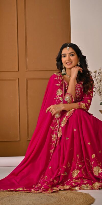 MD 3057 Pink Chinon Silk Salwar Suit with Embroidery Work & Lace Work. Affordable Price ₹2149. Delivery 4-6 Working Days. Shop now. | Jump Suits, Salwar suit, Casual Suits, Creative suits, Designer Suits, Palazzo Suits, Party Wear Suits, Patiala Suits, Straight Suits