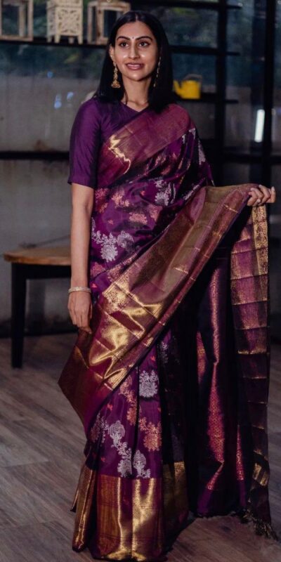 KPR 245 Wine Color Soft Lichi Silk Saree with Lace Border & Lace Work. Best Price ₹1449. Delivery 4-6 Working Days. Shop now. | Sarees, Bollywood Sarees, Creative Sarees, Designer Sarees, Embroidered Sarees, Ethnic Saree, Modern Digital sarees, Party Wear Sarees