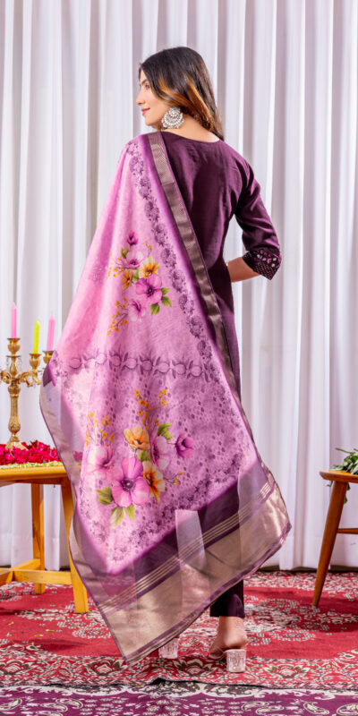 DIVA 111 Wine Viscose Silk Salwar Suit with Thread Embroidery Work. Best Price ₹2049. Delivery 4-6 Working Days. Shop now. | Jump Suits, Salwar suit, Casual Suits, Creative suits, Designer Suits, Palazzo Suits, Party Wear Suits, Patiala Suits, Straight Suits