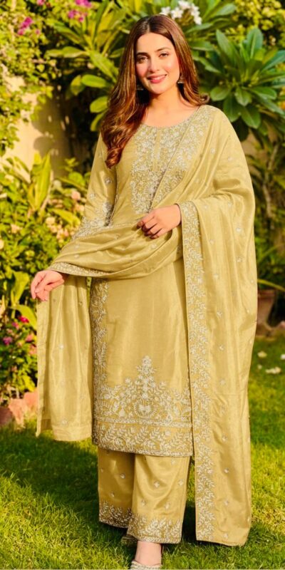 SRK 5316 Yellow Organza Silk Salwar Suit Perfect for Wedding, Party, Makar Sankranti, Eid, Durga Puja – . Affordable Price ₹2149. Delivery 4-6 Workin | Jump Suits, Salwar suit, Casual Suits, Creative suits, Designer Suits, Palazzo Suits, Party Wear Suits, Patiala Suits, Straight Suits
