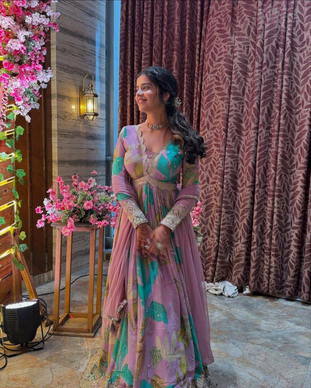 Beautiful Pink Fox Georgette Embroidery Work Gown Anarkali Suit "I appreciate the website's clear and accurate sizing information. It helped me choose the right size for my Anarkali suit." Quality of this kurta is very good..The kurta is same as shown ❤️love it . The Anarkali is lovely and well-made. Perfect for any festive occasion. Loved the colour as well as the design of this beautiful suit. Dupatta is amazing with nice work on it. Too good for festive season must go for it…!! It was a nice product. Loved the Anarkali! The fabric is soft and comfortable, and the design is beautiful. It fit perfectly and I received many compliments. Highly recommend. Fitting perfect 👍 material is tooo good 👌 definitely it's worth for the price. It is exactly as shown in the pic. Thank u . .. "I ordered an Anarkali suit for a themed party, and it matched the theme perfectly. The outfit received accolades for its unique design." Soft soft fabric Quality is very good 😊 I am very happy with the dress excellent fit "The Anarkali suit arrived in perfect condition. It was carefully packaged to ensure it wasn't damaged during shipping." Amazing Anarkali. The fabric is high-quality and the design is lovely. Beautiful kurta set and very comfortable. The color is hot pink . "I appreciate the website's commitment to sustainable packaging. The minimal use of plastic aligns with my environmental values." "I recently purchased an Anarkali suit from this website, and I am extremely happy with my purchase. The suit is beautifully designed, with intricate embroidery that adds a touch of elegance. The fabric is of excellent quality, and the fit is perfect. I wore it to a family function, and I received numerous compliments. The customer service was also excellent, with the team ensuring that my order arrived on time. I highly recommend this website to anyone looking for high-quality, stylish Anarkali suits." "I appreciate the website's clear and accurate sizing information. It helped me choose the right size for my Anarkali suit." "I am a regular customer of this website, and their Anarkali suits never disappoint. The craftsmanship is impeccable, with attention to detail that sets them apart from other brands. The fabrics are always of premium quality, ensuring comfort and durability. I recently wore one of their Anarkali suits to a traditional ceremony, and I received so many compliments. The fit was perfect, and I felt elegant and confident throughout the event. The customer service is also excellent, with prompt responses to any queries. I highly recommend this website to anyone looking for stylish and well-made Anarkali suits." The Anarkali is gorgeous. Fits well and the material is high-quality. "The Anarkali suit's dupatta is equally gorgeous. The embellishments and quality make it a standout accessory." Very nice dress. material is also good and the colour just wow...I didn't know after wash the colour is same or not..but I love it... Beautiful love body fitting Quality of cloth is silk nd is shiny fabric And dupatta is so good I love this kurta set Fitting is perfect,and worth the money I am in love with this Anarkali. The craftsmanship is excellent, with intricate embroidery and high-quality fabric. It fits me perfectly and is very comfortable for long hours. The colors are vibrant and true to the images. I wore it to a festive event and got many compliments. This outfit made me feel elegant and beautiful. Highly recommend! This suit is very nice ethnic wear. I really like it I bought it for my anniversary. Nd got such a nice product. The material is also very good. I recently wore this Anarkali to a wedding and it was a hit. The colors are vibrant, the embroidery is detailed, and the fit is perfect. Very satisfied with my purchase. "I recently purchased an Anarkali suit from this website for my sister's wedding, and I was blown away by the quality and craftsmanship. The suit arrived promptly and was beautifully packaged. The intricate embroidery and embellishments were simply exquisite, and the fabric was of excellent quality. I received numerous compliments throughout the event, and I felt elegant and sophisticated wearing it. The customer service was also exceptional, with the team ensuring that my order was perfect from start to finish. I highly recommend this website to anyone looking for stylish and well-made Anarkali suits for special occasions." The Anarkali is exactly as shown. Great quality and perfect for special occasions. "I appreciate the website's 'Shop the Look' feature. It helped me accessorize my Anarkali suit for a complete ensemble." I recently purchased this Anarkali for a wedding and it was a hit. The fabric is soft and the embroidery is detailed and beautiful. It fits perfectly and is very comfortable to wear. The colors are vibrant and exactly as shown in the pictures. I received many compliments and inquiries about where I got it. This outfit made me feel elegant and special. Highly recommend! I am very happy with this Anarkali. The fabric is soft and luxurious, and the embroidery is exquisite. It fits perfectly and is very comfortable to wear. The colors are rich and vibrant, just like the pictures. I wore it to a wedding and received countless compliments. This outfit made me feel elegant and beautiful. Highly recommend for any special occasion. Beautiful suit ... Purchase it... "The website's size chart is accurate, and my Anarkali suit fits like a dream. The stitching is impeccable." Elegant and well-made Anarkali. The details are exquisite. I am very happy with this Anarkali. The fabric is high-quality and comfortable, making it easy to wear for long hours. The embroidery is intricate and adds a touch of elegance to the outfit. The colors are vibrant and exactly as shown in the pictures. The fit was just right, and I didn't need any alterations. Highly recommend this beautiful Anarkali for any special occasion. "I'm impressed with the variety of Anarkali suits available. From casual to festive, there's something for every occasion." "I appreciate the website's fast shipping. I received my Anarkali suit sooner than expected, which was a pleasant surprise." The Anarkali is beautiful and fits perfectly. The material is high quality and the embroidery is very detailed. Perfect for weddings or any festive occasion. "I love the design of the Anarkali suit. The silhouette is flattering, and the embellishments are tastefully done." I purchased this Anarkali for a family wedding and it was perfect. The material is soft and the embroidery is exquisite. It fits beautifully and flows elegantly. The colors are rich and vibrant, exactly as shown in the pictures. I received countless compliments and felt truly special. Highly recommend this outfit for any special occasion. This Anarkali is a showstopper. The fabric is soft, the design is beautiful, and it fits perfectly. I got so many compliments at the event. Highly recommend! Loved this Anarkali! The details are exquisite and the fit is just right. "The Anarkali suit is a versatile piece that can be styled in many different ways. I love how it can be dressed up or down depending on the occasion." "I appreciate the website's dedication to providing detailed care instructions. It's a handy guide for maintaining the longevity of my Anarkali suit." "I am a regular customer of this website, and I have always been impressed with their collection of Anarkali suits. The designs are unique and elegant, with a perfect blend of traditional and contemporary elements. The craftsmanship is exceptional, with intricate embroidery and embellishments that add a touch of luxury. I recently wore one of their Anarkali suits to a wedding, and I received so many compliments. The fit was perfect, and the fabric was comfortable to wear for long hours. The customer service is also outstanding, with the team always willing to assist with any queries or concerns. I highly recommend this website to anyone looking for high-quality and stylish Anarkali suits." "I ordered an Anarkali suit for my daughter, and it looked adorable on her. The brand caters well to different age groups." "I appreciate the website's commitment to size inclusivity. The Anarkali suits are available in a range of sizes, catering to diverse body types." Nice suit and the cloth material was also very good so happy to buy this product. "I recently purchased an Anarkali suit from this website, and I am extremely happy with my purchase. The suit is beautifully designed, with intricate embroidery that adds a touch of elegance. The fabric is of excellent quality, and the fit is perfect. I wore it to a family function, and I received numerous compliments. The customer service was also excellent, with the team ensuring that my order arrived on time. I highly recommend this website to anyone looking for high-quality, stylish Anarkali suits." Lovely Anarkali with beautiful details. Very happy with the purchase. "The Anarkali suit is a great value for the quality. It's well-made and looks much more expensive than it actually is." The Anarkali I bought is gorgeous. The fabric is soft, the embroidery is beautiful, and the fit is perfect. I got so many compliments at the event. Highly recommend. Colour is too good like as shown in the image but material would be better,but overall it's good to go👍 It was wow♥️i liked it so much "I have purchased several Anarkali suits from this website, and I am always impressed with the quality and design. The suits are beautifully crafted, with attention to detail that is second to none. The fabric is always of the highest quality, ensuring comfort and durability. I recently wore one of their Anarkali suits to a wedding, and I received so many compliments. The customer service is also exceptional, with the team always willing to assist with any queries or concerns. I highly recommend this website to anyone looking for elegant and stylish Anarkali suits that are sure to make a statement." Its amazing fabulous colour and fabric material was fabulous Quality super I'm looking nice in this dress 🤩🤩 Beautiful and elegant Anarkali. Perfect for special occasions. This Anarkali is a masterpiece. The fabric is soft and comfortable, and the embroidery is intricate and well-done. It fits perfectly and looks very elegant. The colors are vibrant and true to the pictures. I wore it to a family function and received many compliments. This outfit is perfect for any special occasion. Very happy with my purchase. Very happy with this Anarkali. It looks beautiful and fits well. "I recently purchased an Anarkali suit from this website, and I am thrilled with my purchase. The suit is stunning, with intricate embroidery and beautiful embellishments. The fabric is of excellent quality, and the fit is perfect. I wore it to a friend's wedding, and I received so many compliments. The customer service was also excellent, with the team ensuring that my order arrived on time. I highly recommend this website to anyone looking for high-quality, stylish Anarkali suits." "The website's 'Shop the Look' feature helped me accessorize my Anarkali suit effortlessly. It made the entire outfit selection process a breeze." Just go for it !! . has the best collections of all time ❤️ ABSOLUTELY LOVED IT . Superb quality👍 ❤️ Bahut khubsurat shut hai 🤩🤩🤩colour bhi pyara 😘😘hai mujhe bahut achha lga 💖 sbko pasnd aaya hai sb tarif kar rahe the 🥰🥰 "The fit of the Anarkali suit is perfect. It accentuates my curves in all the right places, making me feel confident and beautiful." "I appreciate the website's clear and accurate sizing information. It helped me choose the right size for my Anarkali suit." "I ordered the Anarkali suit for a family function, and it was perfect. The fit was great, and I felt comfortable and stylish wearing it." "The Anarkali suit's flare is generously proportioned. It creates a graceful silhouette and adds a sense of drama to the overall look." My wife so happy for this suit. "The Anarkali suit is a great investment piece. It's timeless and can be worn for many different occasions." "I appreciate the website's commitment to showcasing Anarkali suits with various bottom styles – from palazzos to traditional churidars, providing styling inspiration." I purchased this Anarkali for a wedding and it was perfect. The fabric is soft and the embroidery is intricate and stunning. It fits well and is very comfortable to wear. The colors are rich and vibrant, just like the pictures. I received so many compliments and felt very elegant. This outfit is perfect for any formal event. Highly recommend this beautiful Anarkali. "The Anarkali suit is a great value for the price. It looks and feels much more expensive than it actually is." "I ordered an Anarkali suit with a contrasting dupatta, and it elevates the entire outfit. The color-blocking adds a contemporary twist." "The Anarkali suit is a great value for the quality. It's well-made and looks much more expensive than it actually is." Nice dress "I recently purchased an Anarkali suit from this website for a special occasion, and I couldn't be happier with my choice. The suit arrived promptly and was beautifully packaged. The craftsmanship was exceptional, with intricate embroidery and beadwork that added a touch of elegance. The fabric was of excellent quality, and the fit was perfect. I received numerous compliments throughout the event, and I felt confident and stylish wearing it. The customer service was also excellent, with the team ensuring that my order was perfect from start to finish. I highly recommend this website to anyone looking for elegant and well-made Anarkali suits for special occasions." I love this Anarkali! The colors are vibrant and the fabric is comfortable. "I have been a loyal customer of this website for years, and their Anarkali suits never cease to amaze me. The designs are always on-trend, with intricate embroidery and embellishments that add a touch of luxury. I recently wore one of their Anarkali suits to a family gathering, and I received countless compliments. The fit was perfect, and the fabric was comfortable to wear for long hours. The customer service is also outstanding, with the team always willing to assist with any queries or concerns. I highly recommend this website to anyone looking for stylish and high-quality Anarkali suits." I just love this suit, colour fabric and embroidery. Everything is very good. Completely worth it. Superr "The Anarkali suit is a great value for the quality. It's well-made and looks much more expensive than it actually is." "I ordered an Anarkali suit with contrasting patterns, and it's a visual delight. The juxtaposition of designs adds an artistic element to the outfit." The suit set is very beautiful. The embroidery is done perfectly and i really loved the colour and duppta. Dupptta is very heavy. A beautiful party wear suit. I would like to recommend this for party or any get together. "The fabric of the Anarkali suit is of high quality. It's comfortable to wear for long hours without compromising on style." "The Anarkali suit's hemline is gracefully designed. It adds a touch of drama to the overall silhouette without being overwhelming." "My recent purchase of an Anarkali suit from this website was nothing short of delightful. The intricate detailing and craftsmanship exceeded my expectations. From the rich embroidery to the flowing silhouette, every aspect of the suit exudes elegance. I received numerous compliments when I wore it to a family function, and I felt like a true diva. The customer service was exceptional, ensuring a smooth and hassle-free shopping experience. I highly recommend this website to anyone looking for exquisite Anarkali suits that make a statement." Color is perfect as I thought it will come different but its exactly same as shown in pic "I ordered an Anarkali suit with subtle embroidery, and it's perfect for semi-formal events. Elegant and not too overpowering." I bought this Anarkali for a family function and it was a hit. The quality of the fabric is excellent, and the embroidery is intricate and beautiful. It fits perfectly and is very comfortable. The colors are vibrant and true to the pictures. I received many compliments and felt very elegant. This outfit is perfect for any special occasion. Very happy with my purchase. Beautiful Its fabric is very good and the fitting is also very good. the design is even better. This kurta set is very nice.👍🏻Must go for it👍🏻 So beautiful good quality good colour thank you so much . super super👌👌👌 "The Anarkali suit is a great investment piece. It's timeless and can be worn for many different occasions." "I recently purchased an Anarkali suit from this website for my sister's wedding, and it exceeded all my expectations. The intricate embroidery and beadwork are breathtaking, and the vibrant colors make the suit truly stand out. The fit was perfect, and I felt like royalty wearing it. I received countless compliments throughout the event, and I couldn't be happier with my purchase. The customer service was exceptional, ensuring that my order arrived on time despite the tight deadline. I highly recommend this website to anyone looking for exquisite Anarkali suits for special occasions." "The Anarkali suit is a versatile piece that can be styled in many different ways. I love how it can be dressed up or down depending on the occasion." "I ordered the Anarkali suit for a family function, and it was perfect. The fit was great, and I felt comfortable and stylish wearing it." I love the print and the quality of the fabric. It’s perfect for all kinds of parties. Beautiful and comfortable Anarkali. Perfect for weddings and parties. The Anarkali is stunning. The colors are vibrant, the fabric is high quality, and the fit is perfect. I received many compliments and felt very elegant. "I appreciate the website's size inclusivity. It's refreshing to see Anarkali suits available in a range of sizes." "I recently purchased an Anarkali suit from this website, and I must say, I am thoroughly impressed. The attention to detail in the design is exceptional. The intricate embroidery and embellishments are stunning, making the suit truly stand out. The fabric is of excellent quality, and the fit is perfect. I received numerous compliments when I wore it to a wedding. The customer service was also top-notch, ensuring a smooth and pleasant shopping experience. I highly recommend this website to anyone looking for high-quality, beautifully crafted Anarkali suits." "I ordered an Anarkali suit for my niece, and the brand's commitment to quality craftsmanship was evident in the miniature details. A delightful purchase." This dress is perfect n price wise good She wore a pink suit and a very lovely dupatta. It is perfect for festival parties and the quality is very good. The fitting is also very good. "I have been a loyal customer of this website for years, and their Anarkali suits never fail to impress me. The designs are unique and elegant, with a perfect balance of traditional and contemporary elements. The craftsmanship is exceptional, with intricate embroidery and embellishments that add a touch of luxury. I recently wore one of their Anarkali suits to a wedding, and I received so many compliments. The fit was perfect, and the fabric was comfortable to wear for long hours. The customer service is also outstanding, with prompt responses to any queries. I highly recommend this website to anyone looking for high-quality and stylish Anarkali suits." "I appreciate the website's clear and accurate sizing information. It helped me choose the right size for my Anarkali suit." "The Anarkali suit's color choices are diverse, catering to both traditional and modern preferences. I found the perfect shade for my skin tone." "I ordered the Anarkali suit for a family function, and it was perfect. The fit was great, and I felt comfortable and stylish wearing it." "The Anarkali suit's design is unique, and I love the modern twist it adds to traditional wear. It's a head-turner." I am absolutely in love with this Anarkali. The fabric is soft and comfortable, and the embroidery is exquisite. It fits perfectly and looks very elegant. The colors are vibrant and exactly as shown. I wore it to a special occasion and received many compliments. This outfit is perfect for any formal event. Highly recommend for anyone looking for a stunning Anarkali. This Anarkali is perfect for weddings. The color and design are beautiful. "The Anarkali suit's fit around the waist is snug but not constricting. It accentuates my curves without compromising on comfort." Gorgeous dress fabric material was tooo good I just love it "I recently purchased an Anarkali suit from this website for my sister's engagement, and I was blown away by the quality and beauty of the garment. The intricate embroidery and beadwork were simply exquisite, and the fabric was of excellent quality. I received countless compliments throughout the event, and I felt like a true princess. The customer service was also exceptional, with the team going above and beyond to ensure that my order was perfect. I highly recommend this website to anyone looking for elegant and high-quality Anarkali suits for special occasions." absolutely love this beautiful suit and the quality of the fabric is exceptional, and the embroidery adds a beautiful touch. The fit is perfect.I purchase Best festive Outfit. I really loved the fabric nd colour. The Anarkali I bought is beautiful. The material is high quality and the design is intricate. It fit perfectly and was very comfortable. Perfect for special occasions. The colour is so good. Stuff is also nice. The amount is also reasonable. "The website's 'Festive Collection' is a treasure trove of vibrant Anarkali suits. I found the perfect one for Diwali, and it stole the spotlight." Such a very beautiful suit osm design, fitting as expected, dupatta is also very beautiful, everything is superb,loved it "The Anarkali suit I purchased is simply stunning. The intricate embroidery and vibrant colors make it a standout piece in my wardrobe." Vry buetyfull suit colors soo good just like pic I love this suit "The Anarkali suit's embroidery is securely done, ensuring it doesn't snag on jewelry or other fabrics. A sign of quality craftsmanship." This Anarkali is perfect! Great quality and it looks stunning on. "The Anarkali suit's stitching is reinforced, ensuring that it can withstand the test of time and frequent wears." This Anarkali exceeded my expectations. The fabric is soft and comfortable, and the embroidery is exquisite. It fits perfectly and looks very elegant. The colors are vibrant and true to the pictures. I wore it to a wedding and received countless compliments. This outfit made me feel special and beautiful. Highly recommend for anyone looking for a stunning Anarkali. "I appreciate the website's 'Sustainable Fashion' section. It's reassuring to know that my Anarkali suit purchase aligns with eco-friendly practices." "I appreciate the website's 'Sale of the Day' feature. It's an exciting way to discover and purchase Anarkali suits at discounted prices." Very pleased with this Anarkali. It fits well and the embroidery is lovely. "I recently ordered an Anarkali suit from this website for a special occasion, and I couldn't be happier with my purchase. The attention to detail in the design is impeccable, with beautiful embroidery and embellishments that add a touch of glamour. The fabric is of excellent quality, and the fit is perfect. I felt like a princess wearing it to my friend's wedding, and I received so many compliments. The customer service was also excellent, with prompt responses to any queries. I highly recommend this website to anyone looking for elegant and well-made Anarkali suits." "I appreciate the attention to detail in the design of the Anarkali suit. The embroidery work is stunning and adds a touch of sophistication." Very impressed with the quality of this Anarkali. Highly recommend. The cloth and material are amazing and the neck line design is so elegant. Best for any occasion. And must have in wordrobe. Very beautiful product❤ just go for it Product was amazing. Loved it quality and fit is absolutely correct Loved the Anarkali! The quality is excellent and the design is intricate. The fit was just right and it looked exactly like the pictures. Very happy with my purchase. "I ordered an Anarkali suit with intricate mirror work, and it reflects the light beautifully. A true standout piece in my wardrobe." This Anarkali is absolutely stunning. The fabric is of high quality and the design is beautiful. It fits perfectly and is very comfortable to wear. The detailed embroidery adds a touch of elegance and the colors are just as vibrant as shown online. I wore it to a wedding and received so many compliments. Very happy with my purchase. Embroidery of the suit set is just wow. Quality is great. Very pretty suit set. Can carry in any occasion and party. Colour is as same as shown in the picture. Dupatta of the suit set adds more beauty to the suit. Fabric is silk which looks so elegant. Liked the kurta set a lot. At this price never expected such a good quality dress. Colour is the same as shown in the picture. Very elegant. Comfortable material. "I appreciate the website's 'Anarkali Styles for Body Types' guide. It's a helpful resource for finding the most flattering silhouette for my body shape." "The Anarkali suit I bought is a versatile piece. I've worn it to weddings and even to more casual events, and it always looks elegant." "I appreciate the website's 'Anarkali Layers' suggestions. It's a creative way to experiment with different layers and elevate the overall look." Wow this one is so pretty love the colour and the quality dupatta is very nice just go for it "The website's customer support team was responsive and assisted me in selecting the right Anarkali suit for a special event." "The Anarkali suit's detailing on the back is exquisite. It adds a surprise element to the outfit when viewed from different angles." Beautiful dress.. I just loved it. "The Anarkali suit's fabric drapes beautifully, creating a regal look. It's my go-to choice for special occasions where I want to make a statement." "The Anarkali suit's fabric is lightweight and breathable. It's my go-to choice for summer events where comfort is key." "I found a heavily embroidered Anarkali suit that is a true work of art. It's my go-to for grand celebrations." I am very happy with this Anarkali. The design is beautiful, the colors are vibrant, and the fit is perfect. It was comfortable to wear all night. Highly recommend. I recently wore this Anarkali to a wedding and it was a showstopper. The fabric is soft and the embroidery is beautiful. It fits perfectly and is very comfortable to wear. The colors are vibrant and exactly as shown online. I received so many compliments and inquiries about where I got it. This Anarkali made me feel elegant and special. Highly recommend! "I ordered an Anarkali suit with express shipping, and it arrived well before the expected delivery date. Great service!" "The Anarkali suit is a statement piece. It's elegant and sophisticated, perfect for formal events." The Anarkali is beautiful and fits perfectly. The colors are vibrant and the embroidery is exquisite. I received many compliments. Would definitely recommend. Colour sso beautiful xxl "The Anarkali suit is a versatile piece that can be styled in many different ways. I love how it can be dressed up or down depending on the occasion." Wow .. just go for it without any thought "The Anarkali suit is a versatile piece that can be styled in many different ways. I love how it can be dressed up or down depending on the occasion." "The Anarkali suit is a great value for the quality. It's well-made and looks much more expensive than it actually is." "I ordered the Anarkali suit for a family function, and it was perfect. The fit was great, and I felt comfortable and stylish wearing it." "I appreciate the website's clear and accurate sizing information. It helped me choose the right size for my Anarkali suit." Dupatta is so pretty, loved the fit, beautiful kurta set. Material Quality is also nice. "I ordered the Anarkali suit for a family function, and it was perfect. The fit was great, and I felt comfortable and stylish wearing it." "The Anarkali suit is versatile. I can dress it up with heels and jewelry for a formal event or wear it casually with flats." Osm mindblowing fantastic the product is osm "The Anarkali suit is a versatile piece that can be styled in many different ways. I love how it can be dressed up or down depending on the occasion." Quality is too good 😊 and fitting best 😉 So beautiful...I love this outfit and material very nice "The Anarkali suit is a great investment piece. It's timeless and can be worn for many different occasions." "I ordered the Anarkali suit for a special occasion, and it exceeded my expectations. I felt like a princess wearing it." Gorgeous Anarkali with lovely embroidery. Fits perfectly and is comfortable. "I ordered an Anarkali suit with delicate lacework, and it adds a touch of femininity to the overall ensemble. Perfect for romantic occasions." "The Anarkali suit's stitching is reinforced at stress points. It ensures durability, especially around areas prone to wear and tear." Amazing Anarkali. The details and embroidery are stunning. Was a great product....the colour everything was same as shown in the picture 👀....the fit was great and the material was just awesome it was kinda shiny type "I ordered an Anarkali suit for a friend's Sangeet, and it allowed for easy movement on the dance floor. Comfort meets style." "I ordered a silk Anarkali suit, and it's become my go-to for festive occasions. The fabric's sheen adds an extra layer of elegance." Very good quality kurta the color is very shiny. The fit is amazing. And the overall look is very good "I have purchased several Anarkali suits from this website, and each time, I have been delighted with my purchase. The suits are beautifully crafted, with attention to detail that is second to none. The fabrics are of excellent quality, and the fit is always perfect. I recently wore one of their Anarkali suits to a wedding, and I received countless compliments. The customer service is also outstanding, with the team always willing to assist with any queries. I highly recommend this website to anyone looking for elegant and well-made Anarkali suits." "I love the attention to detail in the Anarkali suit. The little touches, like the buttons and trimmings, make it special." "I ordered the Anarkali suit for my daughter's wedding, and it was perfect. The color and design were exactly what I was looking for." "I recently purchased an Anarkali suit from this website for my cousin's wedding, and I couldn't be happier with my choice. The suit arrived promptly and was beautifully packaged. The craftsmanship was exceptional, with intricate embroidery and beadwork that added a touch of elegance. The fabric was of excellent quality, and the fit was perfect. I received numerous compliments throughout the event, and I felt confident and stylish wearing it. The customer service was also excellent, with the team ensuring that my order was perfect from start to finish. I highly recommend this website to anyone looking for elegant and well-made Anarkali suits for special occasions." Product is superb but please select one size larger than your usual This Anarkali is stunning. Perfect fit and the embroidery is beautiful. This Anarkali is simply gorgeous. The quality of the fabric is excellent, and the embroidery is detailed and beautiful. It fits perfectly and is very comfortable to wear. The colors are vibrant and true to the pictures. I wore it to a family event and received numerous compliments. This outfit made me feel elegant and confident. Very happy with my purchase. "The Anarkali suit is comfortable to wear for long periods. I don't feel restricted in it at all." Gorgeous Anarkali with intricate details. Very happy with my purchase. Beautiful kurta set of three pieces, kurta ,pant and dupatta. The golden thread work is looking so amazing. It looks classy . Fabric is also nice . "The Anarkali suit is perfect for twirling. The skirt has a beautiful flow to it that adds to the overall elegance of the outfit." "The Anarkali suit I ordered is a true showstopper. The flare and intricate embroidery make it perfect for weddings." "I love the design of the Anarkali suit. The silhouette is flattering, and the colors are vibrant and eye-catching." This Anarkali is simply gorgeous. The quality of the fabric is excellent, and the embroidery is intricate and beautiful. It fits perfectly and is very comfortable to wear. The colors are vibrant and true to the pictures. I wore it to a family event and received numerous compliments. This outfit made me feel elegant and confident. Very happy with my purchase. "The Anarkali suit is a versatile piece that can be styled in many different ways. I love how it can be dressed up or down depending on the occasion." "I appreciate the website's easy-to-navigate interface. It made shopping for the Anarkali suit a breeze." Beautiful colour, impressive looking dress "I have been a customer of this website for a few years now, and I have never been disappointed with their Anarkali suits. The designs are always on-trend, and the quality is exceptional. I recently purchased an Anarkali suit for a wedding, and I received so many compliments. The fabric is comfortable to wear, and the fit is perfect. The customer service is also excellent, with the team always willing to assist with any queries. I highly recommend this website to anyone looking for beautiful and stylish Anarkali suits." "The Anarkali suit is a versatile piece that can be styled in many different ways. I love how it can be dressed up or down depending on the occasion." This suit was so pretty and fabric is so awsm 👍 I bought this Anarkali for a family event and it was perfect. The fabric is high-quality and comfortable, making it easy to wear for long hours. The embroidery is intricate and adds a touch of elegance to the outfit. The colors are vibrant and exactly as shown in the pictures. The fit was just right, and I didn't need any alterations. Highly recommend this Anarkali! "The Anarkali suit is true to size, and the website's size chart was helpful in ensuring I ordered the right size." Beautiful Anarkali! The embroidery is detailed and the fabric is soft. It fit perfectly and was very comfortable. Perfect for special occasions. "The Anarkali suit's sleeve length is just right. It strikes a balance between modern aesthetics and traditional charm." I ordered it for my bhabhi...it is literally good This Anarkali is a showstopper. Received many compliments. Highly recommend! V wry nice and good Looking kurta set... Loved the colour and fitting. Total worth to buy. "I recently purchased an Anarkali suit from this website for my sister's engagement, and I was extremely impressed with the quality and craftsmanship. The suit arrived promptly and was beautifully packaged. The intricate embroidery and embellishments were simply stunning, and the fabric was of excellent quality. I received countless compliments throughout the event, and I felt like a princess wearing it. The customer service was also exceptional, with the team ensuring that my order was perfect from start to finish. I highly recommend this website to anyone looking for elegant and high-quality Anarkali suits for special occasions." "I ordered the Anarkali suit for a family function, and it was a hit. Everyone loved how I looked in it." I am very pleased with this Anarkali. The quality is excellent, the colors are vibrant, and the fit is perfect. It was very comfortable to wear. Highly recommend. "The website's 'Customer Reviews' section is valuable. Reading about others' experiences helped me make an informed decision about my Anarkali suit." "The Anarkali suit is a versatile addition to my wardrobe. I can wear it for formal events or dress it down for a more casual look." "I ordered an Anarkali suit for a festive family photoshoot, and the vibrant colors added a celebratory vibe to the pictures." Lovely Anarkali with a beautiful design. The quality is excellent. Nice kurta set thoda material kapada patala lekin nice go for it "I recently purchased an Anarkali suit from this website for a special occasion, and I am beyond impressed. The suit is even more beautiful in person, with vibrant colors and exquisite detailing. The fabric is of excellent quality, and the fit is perfect. I love the flowy silhouette of the Anarkali suit, which adds a touch of elegance. I received numerous compliments when I wore it, and I felt like a princess. The customer service was also excellent, with the team ensuring that my order arrived on time. I highly recommend this website to anyone looking for high-quality, stylish Anarkali suits." Very nice and beautiful colour 🥰 "The website's Anarkali suit collection offers a great range of sizes. As a plus-size customer, I appreciate the inclusivity." "I have been a customer of this website for several years, and their Anarkali suits never disappoint. The designs are always on-trend, with a perfect blend of traditional and contemporary elements. The craftsmanship is exceptional, with meticulous attention to detail evident in every stitch and embellishment. I recently wore one of their Anarkali suits to a family function, and I received numerous compliments. The fit was perfect, and the fabric was comfortable to wear for long hours. The customer service is also outstanding, with the team always willing to assist with any queries or concerns. I highly recommend this website to anyone looking for stylish and well-made Anarkali suits." Superb👌🏻👌🏻...thank you .❤️ This Anarkali is a true work of art. The fabric is high-quality and comfortable, and the embroidery is detailed and beautiful. It fits perfectly and looks very elegant. The colors are vibrant and true to the pictures. I wore it to a wedding and received countless compliments. This outfit made me feel special and beautiful. Highly recommend for any special occasion. Too gud suit nd fitting also gud, material excellent👍 "My recent purchase of an Anarkali suit from this website was an absolute delight. The craftsmanship and attention to detail were evident from the moment I unwrapped the package. The suit fit me perfectly, and the fabric felt luxurious against my skin. I wore it to a wedding, and I received numerous compliments on how stunning I looked. The customer service was also exceptional, with the team ensuring that my order arrived on time. I highly recommend this website to anyone looking for elegant and well-made Anarkali suits that are sure to turn heads." "I ordered a custom-sized Anarkali suit, and it fits like a glove. I'm impressed by the quality of the craftsmanship." Gorgeous Anarkali. The fit is perfect and the fabric is soft. "The Anarkali suit is a great investment piece. It's timeless and can be worn for many different occasions." "The Anarkali suit is well-made. The stitching is strong, and the fabric feels high-quality." "I am a regular customer of this website, and I have always been impressed with their Anarkali suits. The designs are unique and elegant, with a perfect blend of traditional and contemporary elements. The craftsmanship is exceptional, with intricate embroidery and embellishments that add a touch of luxury. I recently wore one of their Anarkali suits to a wedding, and I received numerous compliments. The fit was perfect, and the fabric was comfortable to wear for long hours. The customer service is also outstanding, with the team always willing to assist with any queries or concerns. I highly recommend this website to anyone looking for high-quality and stylish Anarkali suits." "The Anarkali suit's neckline is flattering without being too revealing. It strikes the right balance between modesty and style." This Anarkali exceeded my expectations. The quality is excellent, the embroidery is beautiful, and the fit is perfect. I received many compliments. Very satisfied. "I appreciate the website's focus on transparency in pricing. No hidden costs, and the Anarkali suit's value is evident in its craftsmanship." I like the design and pattern. Beautifull design on elbow. Banarasi dupatta. Beautifull colour. Fabric is good dupatta length is full "The Anarkali suit's stitching is top-notch. It fits well around the bodice and flows gracefully at the bottom." Looking good but fabric not good Very very very good❤ I bought this Anarkali for a formal event and it was perfect. The fabric is high-quality and the embroidery is intricate and stunning. It fits well and is very comfortable to wear for long periods. The colors are rich and vibrant, just like the pictures. I received so many compliments and felt very elegant. Highly recommend this beautiful Anarkali. "I ordered an Anarkali suit for a friend's Mehendi ceremony, and the vibrant colors added a festive touch to the celebration." "The Anarkali suit is comfortable to wear all day. The fabric is breathable, which is important to me." "The website's virtual try-on feature is fantastic. It helped me visualize how the Anarkali suit would look on me before making a purchase." "The Anarkali suit's attention to sleeve design is noteworthy. It adds a modern flair without compromising the outfit's traditional charm." Very beautiful outfit I loved it perfectly fitted and color is amazing fabric is very good and soft comfortable to wear value for money. Nice colour...tip and bottom wear very nice It's average in quality and without lining in it..not comfortable but looks beautiful "I love the design of the Anarkali suit. The silhouette is flattering, and the colors are vibrant and eye-catching." The Anarkali was stunning, with beautiful embroidery. Loved the fit! "I have been a customer of this website for several years now, and I have never been disappointed with the Anarkali suits I've purchased. The range of designs and colors is impressive, catering to various tastes and preferences. The fabric is always of premium quality, ensuring comfort and durability. The stitching and finishing are impeccable, showcasing the brand's commitment to excellence. I recently wore one of their Anarkali suits to a family function, and I received numerous compliments. I will continue to be a loyal customer and highly recommend this website to anyone looking for elegant and stylish Anarkali suits." Superior purchase best product for my sister and she loved this a lot. Must buy in this range. Gorgeous Anarkali! The detailing is exquisite and the fabric is very comfortable. It fit perfectly and I received so many compliments. Would definitely recommend. "I have been a loyal customer of this website for years, and their Anarkali suits never fail to impress me. The designs are unique and elegant, with a perfect balance of traditional and contemporary elements. The craftsmanship is exceptional, with intricate embroidery and embellishments that add a touch of luxury. I recently wore one of their Anarkali suits to a wedding, and I received so many compliments. The fit was perfect, and the fabric was comfortable to wear for long hours. The customer service is also outstanding, with prompt responses to any queries. I highly recommend this website to anyone looking for high-quality and stylish Anarkali suits." Bahut hi jyda achaa hai "I cannot say enough good things about the Anarkali suit I purchased from this website. The craftsmanship is outstanding, with intricate embroidery and embellishments that add a touch of luxury. The fit is perfect, accentuating my figure beautifully. The fabric is lightweight and comfortable, making it ideal for long events. I wore it to a friend's wedding, and I received so many compliments. The customer service was excellent, ensuring that my order arrived on time. I am extremely satisfied with my purchase and will definitely be buying more Anarkali suits from this website in the future." "I recently purchased an Anarkali suit from this website for my sister's engagement, and I was extremely impressed with the quality and craftsmanship. The suit arrived promptly and was beautifully packaged. The intricate embroidery and embellishments were simply stunning, and the fabric was of excellent quality. I received countless compliments throughout the event, and I felt like a princess wearing it. The customer service was also exceptional, with the team ensuring that my order was perfect from start to finish. I highly recommend this website to anyone looking for elegant and high-quality Anarkali suits for special occasions." Just beautiful😍 "I love the design of the Anarkali suit. The silhouette is flattering, and the colors are vibrant and eye-catching." Beautiful and comfortable kurta set 🤗💞💞 Fabric of kurta is very good,comfortable in wearing,colour is very nice,fitting of dress is also very good, overall product is very good,I m happy to wear 👌🤗value for money This Anarkali is simply stunning. The quality of the fabric is excellent, and the embroidery is detailed and beautiful. It fits perfectly and is very comfortable. The colors are vibrant and true to the pictures. I wore it to a wedding and received many compliments. The attention to detail is impressive. This outfit is perfect for any special occasion. Look wise very beautiful suit,will have to get the inner for the suit since the material is itchy. Will keep it. "I am a repeat customer of this website, and their Anarkali suits never fail to impress me. The designs are unique and elegant, with a perfect balance of traditional and contemporary elements. The craftsmanship is exceptional, with intricate embroidery and embellishments that add a touch of luxury. I recently wore one of their Anarkali suits to a wedding, and I received so many compliments. The fit was perfect, and the fabric was comfortable to wear for long hours. The customer service is also outstanding, with prompt responses to any queries. I highly recommend this website to anyone looking for high-quality and stylish Anarkali suits." The Anarkali is stunning. The colors are vibrant, the material is soft, and the fit is perfect. I received many compliments and felt very elegant. Highly recommend. "I am a regular customer of this website, and I have always been impressed with their Anarkali suits. The designs are unique and elegant, with a perfect blend of traditional and contemporary elements. The craftsmanship is exceptional, with intricate embroidery and embellishments that add a touch of luxury. I recently wore one of their Anarkali suits to a wedding, and I received numerous compliments. The fit was perfect, and the fabric was comfortable to wear for long hours. The customer service is also outstanding, with the team always willing to assist with any queries or concerns. I highly recommend this website to anyone looking for high-quality and stylish Anarkali suits." Beautiful dresses designed by kalini, dupatta is also super "I appreciate the website's customer service. They were responsive and helpful when I had questions about my Anarkali suit." Very excellent product must buy 👍🏻 Good product at this price.. Fabric is of GoOd quality. Jaisa dikhaya waise hi aaya h, bhot sundar dress h This Anarkali is beautiful. The fabric is high-quality and the embroidery is intricate and stunning. It fits perfectly and is very comfortable. The colors are vibrant and true to the pictures. I wore it to a wedding and received many compliments. The attention to detail is remarkable. This Anarkali is perfect for any special occasion. Very happy with my purchase. Beautiful kurta set, colour is so vibrant, party and festive wear This Anarkali is stunning. The embroidery is detailed and the fabric is high quality. The fit was just right and it was very comfortable. Perfect for special occasions. Gorgeous Anarkali! The fabric is soft and the design is beautiful. It fit perfectly and was very comfortable. I got so many compliments at the wedding. "I ordered an Anarkali suit for a family function, and it received so many compliments. The color and fit were perfect." This Anarkali is absolutely stunning. The colors are vibrant and the fit is perfect. I felt so elegant wearing it to my cousin’s engagement. Highly recommend! "I ordered an Anarkali suit with minimal embellishments for a more understated look. It's become a staple in my workwear wardrobe." "I ordered an Anarkali suit with a cinched waist, and it creates a flattering silhouette. It's my go-to choice for events where I want to accentuate my figure." The kalini kurta was too good Very pretty 😍 and good material 😊 According to price product is to gud …..partywear suit Very happy with this Anarkali. The quality is excellent and it looks great. "I ordered an Anarkali suit for a cultural event, and it received accolades for its authenticity and adherence to traditional design elements." "The Anarkali suit is a great investment piece. It's timeless and can be worn for many different occasions." Very nice & love 😘 it "The Anarkali suit's length is just right – not too short or too long. It's easy to walk and dance in without any issues." I loved the kurta set. Just right fitting. Same as described in picture. Delivered on time. Fully customer satisfaction. "The Anarkali suit's embellishments are secure, even after multiple wears. The durability of the craftsmanship is impressive." "I ordered an Anarkali suit for a family photoshoot, and it looked amazing on camera. The colors translated beautifully in photographs." Very comfortable, and fast delivery "The Anarkali suit's color choices are on-trend. I found a lovely pastel shade that's perfect for daytime events." I am very happy with this Anarkali. The embroidery is intricate, the fabric is high quality, and the fit is perfect. It was very comfortable to wear. Highly recommend. "The website's 'Mix and Match' feature allowed me to create a custom Anarkali suit ensemble. It added a personalized touch to my purchase." "The Anarkali suit is a great investment piece. It's timeless and can be worn for many different occasions." "I ordered an Anarkali suit with a contemporary twist – the fusion of traditional and modern elements is seamlessly executed." Tanx . nd kalini beautyful dress "I have been a loyal customer of this website for years, and their Anarkali suits never fail to impress me. The designs are always on-trend, with a perfect blend of traditional and contemporary elements. The quality of the craftsmanship is outstanding, with meticulous attention to detail evident in every stitch and embellishment. I recently wore one of their Anarkali suits to a family gathering, and I received countless compliments. The fit was perfect, and the fabric was comfortable to wear for long hours. The customer service is also excellent, with the team always willing to assist with any queries or concerns. I highly recommend this website to anyone looking for stylish and well-made Anarkali suits." Beautiful Anarkali. The fit is perfect and the embroidery is stunning. Best product is wonderful comfortable material quality is good for thank you ⭐⭐⭐⭐ Very beautiful and comfortable suit set.So beautiful colour,same as shown in pic.I ordered size S and it is perfect for me . Rich overall embroidery and I just loved it's duptta . Worth buying in this price. "I ordered an Anarkali suit for a destination wedding, and it traveled well – minimal wrinkles upon arrival, ready to wear!" Very pretty color and design, exactly same as shown in the image, this is really beautiful dress with amazing dupatta which enhances overall look. Perfect option for festival or wedding season. i liked it so much. "I have been a customer of this website for several years, and their Anarkali suits never disappoint. The designs are always on-trend, with a perfect blend of traditional and contemporary elements. The craftsmanship is exceptional, with meticulous attention to detail evident in every stitch and embellishment. I recently wore one of their Anarkali suits to a family function, and I received numerous compliments. The fit was perfect, and the fabric was comfortable to wear for long hours. The customer service is also outstanding, with the team always willing to assist with any queries or concerns. I highly recommend this website to anyone looking for stylish and well-made Anarkali suits." "The Anarkali suit is a great value for the quality. It's well-made and looks much more expensive than it actually is." Love this Anarkali! The design is beautiful and it's very comfortable. This Anarkali is beautiful. The fit is perfect and it's very comfortable. It's so beautiful ❤️ "I recently purchased an Anarkali suit from this website for my sister's wedding, and I was blown away by the quality and craftsmanship. The suit arrived promptly and was beautifully packaged. The intricate embroidery and embellishments were simply exquisite, and the fabric was of excellent quality. I received numerous compliments throughout the event, and I felt elegant and sophisticated wearing it. The customer service was also exceptional, with the team ensuring that my order was perfect from start to finish. I highly recommend this website to anyone looking for stylish and well-made Anarkali suits for special occasions." The Anarkali I bought is gorgeous. The material is high quality and the embroidery is detailed and beautiful. Perfect for any special occasion. Very satisfied. Amazing kurta set in this price very very affordable guys.. very good quality loved it soo soo much packing also too good must buy guys... Beautiful kurta set. It's colour same shown in pic. Beautiful embroidery on neck and sleeves. Perfect for festival seasons. Beautiful design and perfect fit. This Anarkali exceeded my expectations. I recently wore this Anarkali to a wedding and it was a hit. The colors are vibrant and the embroidery is stunning. The fit was perfect and it was very comfortable. Nice product ...Happy to have "I appreciate the website's clear and accurate sizing information. It helped me choose the right size for my Anarkali suit." "The Anarkali suit's flare makes it perfect for twirling on the dance floor. It adds an element of fun to celebrations." Very nice love it and you have to try it "The Anarkali suit's colorfastness is impressive. After multiple washes, it still looks as vibrant as the day I received it." Very dazzling colour. Amazing quality Anarkali. The embroidery is detailed and the colors are vibrant. The colour of the suit is bright and beautiful. The fabric is so soft . It is comfortable to wear. It has a heavy dupatta which adds more beauty to the suit. It suits all party occasions . This product is to good "The Anarkali suit is a great value for the quality. It's well-made and looks much more expensive than it actually is." I love this Anarkali! The quality is excellent, the design is beautiful, and the fit is perfect. It was very comfortable to wear. Highly recommend. "The Anarkali suit is easy to care for. It doesn't require any special washing instructions, which is convenient." Good "I appreciate the website's commitment to size inclusivity. The Anarkali suits are available in a range of sizes, ensuring there's something for everyone." "I appreciate the attention to detail in the Anarkali suit. The embroidery is flawless, and the stitching is top-notch." "The website's 'Sale of the Day' feature is worth checking regularly. I snagged a beautiful Anarkali suit at a fantastic price." "I appreciate the website's commitment to ethical sourcing. It's good to know that the Anarkali suits are produced under fair labor practices." This suit is really good Embroidery n cloth material is vry fine🤗 "The Anarkali suit is a versatile piece that can be styled in many different ways. I love how it can be dressed up or down depending on the occasion." Beautiful dress go for it 👌👍 The Anarkali is stunning. The embroidery and fit are perfect. Beautiful shut as show the picture The fabric and especially the dupatta is top notch ✨ I bought this Anarkali for a family event and it was perfect. The embroidery is intricate and the fabric is high quality. It fit well and was very comfortable. This Anarkali is absolutely stunning. The fabric is soft and luxurious, and the embroidery is detailed and beautiful. It fits perfectly and is very comfortable to wear. The colors are vibrant and exactly as shown in the pictures. I wore it to a wedding and received many compliments. This outfit made me feel elegant and special. Highly recommend for any special occasion. This Anarkali made me feel elegant. Perfect fit and beautiful fabric. "I appreciate the website's clear and accurate sizing information. It helped me choose the right size for my Anarkali suit." This Anarkali exceeded my expectations. The fabric is soft and luxurious, and the embroidery is detailed and beautiful. It fits perfectly and is very comfortable. The colors are vibrant and exactly as shown. I wore it to a wedding and felt like a queen. Received numerous compliments and inquiries about where I got it. Absolutely recommend this product. "The Anarkali suit's modest yet stylish cut makes it suitable for both formal events and family gatherings. Versatility at its best." "I ordered the Anarkali suit for a family function, and it was perfect. The fit was great, and I felt comfortable and stylish wearing it." Stunning Anarkali! The material is soft and the design is gorgeous. Perfect Anarkali for weddings. The fabric and design are amazing. I bought this Anarkali for a family event and it was perfect. The material is high quality and the design is intricate. It fit well and was very comfortable. "The Anarkali suit is a great value for the quality. It's well-made and looks much more expensive than it actually is." "I appreciate the website's variety of Anarkali suits. There are so many options to choose from, catering to different tastes and preferences." "I recently purchased an Anarkali suit from this website for a festive celebration, and I must say, I was impressed. The suit's design was intricate and elegant, and the fabric was of high quality. I received numerous compliments on my outfit, which made me feel confident and beautiful. The customer service was also exceptional, with the team ensuring that my order arrived on time. Overall, I am very satisfied with my purchase and would highly recommend this website to anyone looking for stylish Anarkali suits." Dress is beautiful 😍😍 Good 👍 nice fabric and colour "I love the design of the Anarkali suit. The silhouette is flattering, and the colors are vibrant and eye-catching." "I recently purchased an Anarkali suit from this website for my sister's wedding, and I was blown away by the quality and craftsmanship. The suit arrived promptly and was beautifully packaged. The intricate embroidery and embellishments were simply exquisite, and the fabric was of excellent quality. I received numerous compliments throughout the event, and I felt elegant and sophisticated wearing it. The customer service was also exceptional, with the team ensuring that my order was perfect from start to finish. I highly recommend this website to anyone looking for stylish and well-made Anarkali suits for special occasions." "The website's return process is hassle-free. Although I didn't need to return my Anarkali suit, it's good to know they prioritize customer satisfaction." Very good 👍👍👍👍👍 "I appreciate the website's detailed product descriptions. They helped me choose the right Anarkali suit for my needs." "I love how the Anarkali suit flows when I walk. The fabric is lightweight and comfortable, perfect for a night of dancing." "I appreciate the website's 'Customer Picks' section. It helped me discover popular Anarkali suits, and I'm delighted with my choice." Excellent 👌🏻👍🏻 Excellent looking ...party wear dress ...u can wear on festivals pr on wedding ...must try ...best fabric quality "The Anarkali suit is a great value for the quality. It's well-made and looks much more expensive than it actually is." such a nice classy suit it is......very vibrant colour totally festive.....so good very comfortable in wearing......... Nice finishing of zari work in neck and hand both......u can definitely buy it for your special occasion........ totally worth it.... I was searching for this bright and beautiful colour kurta set for traditional wear. And finally I got this beautiful set. Perfect fit, soft fabric and very comfortable. It is also not transparent. You can give it a try to look charming. "I love the design of the Anarkali suit. The silhouette is flattering, and the colors are vibrant and eye-catching." No more coments for this dress.. Must buy... Just looking like a wow... Nice party wear kurta👌👌👌👌👌👌👌👌👌👌 Looking like a wow good fabric "The Anarkali suit's versatility shines through. It can be styled in various ways, making it a valuable addition to my wardrobe." "I ordered an Anarkali suit for a cultural event, and it captured the essence of the occasion perfectly. The design paid homage to traditional aesthetics." "I love the attention to detail in the Anarkali suit. The embroidery is intricate and adds a touch of elegance to the outfit." Gorgeous Anarkali! The fabric is so soft and comfortable. Highly recommend. "I love the design of the Anarkali suit. The silhouette is flattering, and the colors are vibrant and eye-catching." "The Anarkali suit is a great value for the quality. It's well-made and looks much more expensive than it actually is." Super dress amazing "I love the color options for the Anarkali suit. There are so many beautiful shades to choose from." Very nice colour n dress This Anarkali is beautiful. The colors are vibrant and it fits well. "I recently purchased an Anarkali suit from this website for my cousin's wedding, and I couldn't be happier with my choice. The suit arrived promptly and was beautifully packaged. The craftsmanship was exceptional, with intricate embroidery and beadwork that added a touch of elegance. The fabric was of excellent quality, and the fit was perfect. I received numerous compliments throughout the event, and I felt confident and stylish wearing it. The customer service was also excellent, with the team ensuring that my order was perfect from start to finish. I highly recommend this website to anyone looking for elegant and well-made Anarkali suits for special occasions." Work quality very poor "I recently bought an Anarkali suit from this website for a family function, and I must say, it was a great choice. The suit's design was exquisite, with intricate embroidery and beautiful beadwork. The fabric was of high quality, and the fit was perfect. I received numerous compliments on my outfit, which made me feel special. The customer service was also excellent, with the team ensuring that my order arrived on time. I highly recommend this website to anyone looking for stylish and well-crafted Anarkali suits." Product is awesome good Saras se. Good product Quality is very good as per this price "The Anarkali suit is a great investment piece. It's timeless and can be worn for many different occasions." Elegant and comfortable Anarkali. The fabric is high-quality and feels great. "I ordered the Anarkali suit for a friend's wedding, and it was a hit. I received so many compliments on how beautiful it looked." This Anarkali exceeded my expectations. The quality is excellent, the colors are vibrant, and the fit is perfect. It was very comfortable to wear. Highly recommend. The Anarkali is elegant and fits perfectly. Received many compliments. Perfect it is just the cloth is very see through But the suit is just amazing the work the neck the colour Same as shown in the picture❤️ I am very pleased with this Anarkali. The quality is excellent, the embroidery is detailed, and the fit is perfect. It was very comfortable to wear. Highly recommend. "I love the design of the Anarkali suit. The silhouette is flattering, and the colors are vibrant and eye-catching." I bought this dress to wear in my friend's birthday party. This dress is even better than my expectation. Every one liked it in the party. The color, design, material, fitting everything is just awesome. The finishing of this dress is also just perfect. It can be wore in any occasion or party. You can definitely go for it, without any second thought. I just loved this dress. I got this beautiful suit, same as shown in the picture.. it is a partywear suit, very comfertable and embroidary is also nice.. I am happy "The Anarkali suit's design is timeless, making it suitable for both contemporary events and cultural celebrations." "The website's detailed product descriptions made it easy to understand the Anarkali suit's fabric, design, and maintenance requirements." Good quality product so much happy with the kurta. Stuff is very superior and perfect purchase for me. Nice but little bit transparent cloth Nice quality suit colour was my favourite fitting is good fabric is totally good overall good quality suit "The Anarkali suit arrived quickly and was packaged beautifully. It's clear that the brand takes pride in its products." "I have been a customer of this website for several years, and their Anarkali suits never disappoint. The designs are always on-trend, with a perfect blend of traditional and contemporary elements. The craftsmanship is exceptional, with meticulous attention to detail evident in every stitch and embellishment. I recently wore one of their Anarkali suits to a family function, and I received numerous compliments. The fit was perfect, and the fabric was comfortable to wear for long hours. The customer service is also outstanding, with the team always willing to assist with any queries or concerns. I highly recommend this website to anyone looking for stylish and well-made Anarkali suits." Its fabric is very good and its design is also very good.Very good product at very low "I ordered an Anarkali suit for my sister's engagement, and it arrived beautifully packaged – felt like unwrapping a special gift." "I ordered the Anarkali suit for a family function, and it was perfect. The fit was great, and I felt comfortable and stylish wearing it." This is really awesome fabric material dress Its elegant and looking just superb on me I like the fine quality of it and best part its design Gorgeous Anarkali. The intricate embroidery is just beautiful. "I love the design of the Anarkali suit. The silhouette is flattering, and the colors are vibrant and eye-catching." "The Anarkali suit is a great investment piece. It's timeless and can be worn for many different occasions." Stunning Anarkali. The colors are vibrant and the fabric is soft. Bought it for my mother she loved it!! "The Anarkali suit is a timeless piece. I know I'll be able to wear it for years to come without it going out of style." Lovely design and fabric just awesome, color looks so virant and suit me well, go for it guys "I appreciate the website's 'Festive Collection' for Anarkali suits. I found the perfect one for Eid celebrations – a blend of tradition and festivity." "I recently purchased an Anarkali suit from this website for my cousin's wedding, and I couldn't be happier with my choice. The suit arrived promptly and was beautifully packaged. The craftsmanship was exceptional, with intricate embroidery and beadwork that added a touch of elegance. The fabric was of excellent quality, and the fit was perfect. I received numerous compliments throughout the event, and I felt confident and stylish wearing it. The customer service was also excellent, with the team ensuring that my order was perfect from start to finish. I highly recommend this website to anyone looking for elegant and well-made Anarkali suits for special occasions." ❤️❤️❤️❤️🥰😍😍baht Hi sunder I really like this pink embroidery work suit and quality is awesome.size is perfect.after wear looking gorgeous and I m personally buying this suit i suggest one time must be try... Loved it 😍 wonder packing and Material is also soft "I appreciate the website's clear and accurate sizing information. It helped me choose the right size for my Anarkali suit." "I love the design of the Anarkali suit. The silhouette is flattering, and the colors are vibrant and eye-catching." "The Anarkali suit's fabric doesn't irritate the skin. I can wear it for extended periods without discomfort." The Anarkali is gorgeous. The fabric is high quality, the design is beautiful, and the fit is perfect. I received many compliments. Very happy with my purchase. According to this price it's speechless 😘just go for it❤️🔥 The color and look of Kurta is worth the price. The dupatta quality is very inferior. But overall 👍. I bought this Anarkali for a wedding and it was perfect. The fabric is soft and comfortable, and the embroidery is beautiful. Received many compliments! "I ordered an Anarkali suit for my sister's engagement, and it made her feel like a princess. The compliments were pouring in." This Anarkali is gorgeous. The embroidery is detailed and the fabric is high quality. The fit was just right and it was very comfortable. Very happy with my purchase. I love this Anarkali! The quality is excellent and the design is beautiful. It fit perfectly and was very comfortable. Perfect for weddings and special occasions. Beautiful Anarkali with great attention to detail. Very happy with my purchase. "The Anarkali suit's color options are extensive. I found the exact shade I was looking for to match a specific event." "I recently purchased an Anarkali suit from this website for my daughter's engagement, and I couldn't be happier with my choice. The suit arrived promptly and was even more beautiful in person than in the pictures. The intricate embroidery and delicate beadwork were simply stunning, and the fabric was of excellent quality. My daughter looked radiant wearing it, and she received numerous compliments from our guests. The customer service was also exceptional, with the team going above and beyond to ensure that our order was perfect. I highly recommend this website to anyone looking for elegant and high-quality Anarkali suits." Kurta set is good according to price. Product is same as shown LOVED IT Beautiful Anarkali! The fabric is soft and comfortable, and the design is stunning. The fit was just right. Perfect for special occasions. Highly recommend. This Anarkali is stunning. The colors are vibrant and the embroidery is beautiful. The fit was just right and it was very comfortable. Very happy with my purchase. This Anarkali is beautiful. The colors are vibrant, the embroidery is detailed, and the fit is perfect. I received many compliments. Very happy with my purchase. Very beautiful outfit awesome fabric and Comfortable to wear and looking so pretty value for money same as shown in picture.love this dress must buy ❤️💓 Anarkali ka pastel blue tone summer shaadiyon ke liye bohot soothing hai, eyes ko bhi calm lagta hai aur photos me bhi soft aata hai. The anarkali fits well, but the churidar is a different shade of the same color. It's a slight mismatch. After washing, it needs a lot of ironing. The cotton gets very crushed. Not a low maintenance piece. The tassels on the dori came off within a day. They were just glued on, not stitched properly. Anarkali gown ka zip thoda stiff tha, thoda oil lagane se sahi ho gaya, design decent hai, na bohot modern na bohot traditional. The fit is very flattering. I'm a plus size and it didn't make me look bigger. The vertical stripes help. Anarkali ka flare itna wide nahi but cut kaafi smart hai, slim look deta hai, office ethnic days ke liye perfect piece hai. This floor length Anarkali gown gave me such a slim silhouette, high waist cut hides tummy area nicely, got many compliments. Anarkali ka churidar stretchable fabric ka hai, neeche se bilkul tight ya uncomfortable feel nahi aaya, sitting bhi easy thi. The sleeves are a bit puffy which I didn't realize from the photo. It's not a style I like. Stripe Anarkali thoda night suit jaisa feel deta hai, styling sahi karoge toh hi acha lagega, waise casual hi piece hai. Orange cotton Anarkali ka shrinkage first wash ke baad halka sa tha, size ab bhi manageable hai, daily wear ki category me aata hai. The fabric is very soft and lightweight. Perfect for a summer wedding. The pastel green color is beautiful. The material is thick, good for a winter wedding or an AC hall. You will sweat a lot if you wear it outdoors in summer. Loved the intricate thread work on this ivory Anarkali suit, subtle colors made it perfect for a day puja and family brunch. Short cotton Anarkali top, almost tunic length, pairs fine with jeans or leggings, more suited for casual hangouts than events. I had an issue with my order and the customer service was not helpful at all. Finally got the product after 2 weeks. Jacket style Anarkali suit bohot smart lagta hai, alag alag inner ke saath style kar sakti hoon, pure paisa vasool investment piece. Anarkali ka side zip smooth hai, ready in 2 minutes ho jati hoon, na dori bandhne ka tension na hooks ka jhanjhat. The cotton fabric is very stiff, even after washing. It's not as soft as I expected. It feels like starched cotton. Sharara style Anarkali top bohot trendy lagta hai, mehendi function pe sabne notice kiya, dupatta ka scallop border bhi cute hai. The anarkali is good but the dupatta is made of cheap net material. It looks like a mosquito net. Lucknowi style Anarkali ka kaam bohot nazuk hai, close up photos me detailing clearly dikhti hai, bilkul elegant lagta hai pehenke. Got a navy Anarkali with rose gold work, the color combination looks sophisticated and suits most skin tones, highly impressed. Anarkali ka V neck design neck area ko bohot accha frame karta hai, heavy choker ke bina bhi neckline highlight ho jati hai. Bust area pe thoda tight hai. Agar aap heavy chested hain to ek size upar lijiye. Baaki sab theek hai. The floral print is very pretty and fresh. Perfect for a daytime event. The cotton material is very comfortable. Anarkali suit ka pastel lavender shade bohot rare mila, skin tone pe bohot soft lagta hai, photos me filter ki zarurat hi nahi padi. Off shoulder Anarkali ka design thoda experimental hai, sabko shayad na pasand aaye, mujhe casual party looks ke liye theek laga. The mirror work is actually plastic, not real mirror. It looks a bit tacky up close. Not what I expected. Iska color dark green hai, bohot royal lagta hai. Maine ise reception pe pehna tha, bohot accha laga. Fabric silk blend hai. The neck is too small. My head barely fits through it. The design is weird. I will have to get it altered. Shimmer border Anarkali caught every bit of stage light at the sangeet, loved how it highlighted the hem while dancing. Anarkali kurta with side slits works well with straight pants, made the traditional style feel more contemporary. I ordered M and it was too big. Exchanged for S and it was too small. The sizing is very inconsistent. Iska work bohot simple aur aacha hai. Zyada bhari nahi hai. Chote mote functions ke liye aacha option hai. The hand block print is very beautiful but the colors are a bit dull. I wish they were more vibrant. Good for casual outings or kitty parties. Not grand enough for a wedding. The work is very minimal. Soft rayon Anarkali ghar pe work from home ke dinon me pehenti hoon, comfortable hai, design casual hai, koi heavy look nahi hai. The side slit is a nice modern touch. It looks good with straight pants. The fabric is a bit thin though. Stitching under the arms came undone after one wear. Very bad quality. I had to stitch it myself. Printed cotton Anarkali ka color ek do wash ke baad halka ho gaya, par ghar pe casual wear ke liye ab bhi useful hai. Anarkali ka flare selfies me bohot acha capture hota hai, stairs pe khade ho ke photo li, pura royal vibe aa gaya. The churidar is way too tight on my calves. I can barely pull it up. I'll have to wear the kurta with other pants. Front slit Anarkali with cigarette pants gave such a sleek look, perfect mix of traditional pattern and modern tailoring. The color bled during the first wash. My other clothes got stained. Please wash it separately. Straight yoke Anarkali feels more contemporary than traditional, pattern is clean, a safe choice if you like simple Indian silhouettes. I bought it to wear for Eid. The design is simple and elegant. The material is breathable, good for Chennai heat. The material is quite thick and not suitable for hot weather. It's more of a winter or AC-event outfit. The white anarkali came with a yellow stain on it. I have requested an exchange. Poor quality check. Anarkali with zari butti all over gives a rich festive feel without feeling too busy, ideal for Diwali dinner parties. Anarkali ka back design bohot stylish hai, dori tie ups ache se hold karte hain, koi wardrobe malfunction ka tension nahi raha. The print is different from what was shown. The motifs are much larger and more spaced out. It looks okay, but not what I ordered. Panel printed Anarkali has a busy look, best styled with minimalist accessories, might not suit those who like plain outfits. The flare is amazing. I felt like a princess. The can-can underneath is a bit stiff but it gives a good shape. Anarkali ke saath simple mojari pehni, pura traditional Punjabi vibe aa gaya, outfit pe compliments ka rain ho gaya. The cotton is very soft and gets softer with every wash. The color has not faded. Good quality. Banarasi brocade Anarkali looks straight out of a royal wardrobe, paired with kundan jewelry it totally stole the show. It's a very comfortable anarkali for everyday wear. The cotton fabric is great for the summer heat. It is very comfortable to sit down in, even on the floor during pooja. The flare doesn't get in the way. Anarkali kurta fabric is medium weight, color matches the photos, stitching is neat, overall a standard ethnic piece for regular wear. Husband said it looks too plain. I think it’s simple and elegant. Can be dressed up with a heavy dupatta. Ankle length Anarkali kurta, length is good for flats, pattern is minimal, okay for low‑key dinners or office gatherings. The anarkali is very long. I'm 5'2" and it was sweeping the floor. Had to get it altered, which was an extra cost. I wore it for my baby shower. It was very comfortable and looked great in pictures. The pastel color was lovely. Bhai ki haldi ke liye yellow anarkali liya. Color bohot bright hai, photos me aacha lagta hai. Cotton blend hai, so comfortable. Anarkali gown with embroidered neckline instantly dressed me up, didn’t even bother with a necklace, just earrings and I was set. The color is very unique, a kind of onion pink. I really liked it. The fabric is georgette and feels nice. The print is crooked in some places. The pattern doesn't line up at the seams. Shows poor craftsmanship. Velvet Anarkali in wine shade looks super luxurious, perfect winter wedding outfit, keeps you warm without compromising on style. Iska color bohot hi alag hai, photo se ekdum different. Return nahi kiya kyunki fit accha aaya tha bust pe. I ordered maroon but received a reddish brown color. Kept it because I didn't have time to exchange. Quality is so-so. Anarkali ke cuffed sleeves bohot stylish lagte hain, thoda western touch aa jata hai but poora outfit fir bhi ethnic hi dikhta hai. High waist empire line Anarkali flattered my baby bump while keeping me comfortable through the entire ceremony. Peplum style short Anarkali with dhoti pants made a quirky mehendi outfit, fun, trendy and super easy to dance in. Simple cotton Anarkali dress, decent flare and soft fabric, suitable for daily college wear, nothing dramatic but comfortable enough. Asymmetric hem Anarkali looked edgy and fun, received compliments from both older relatives and younger cousins. The flare is huge! It's difficult to walk without tripping over it. It's more of a photoshoot outfit than a practical one. The color is a lovely shade of blue. The print is also very nice. But the fabric feels a bit synthetic. The color is a gorgeous wine shade. Very sophisticated. The velvet is soft and doesn't feel cheap. Sleeves are very tight. I ordered a size L but the arms feel like size M. The flare and length are fine though. Anarkali gown with slit sleeves added drama without exposing too much skin, nice balance between modest and trendy. Anarkali ki neck embroidery itni fine hai ki close up selfies me bhi bilkul neat dikhti hai, bilkul cheap nahi lagta design. The pant style is palazzo which is very comfy. Much better than tight churidars. The kurta fit is also good. Full flair Anarkali with broad border photographed like a dream in slow motion videos, exactly what I wanted for my sangeet entry. Plain black Anarkali with minimal border, easy to style with different dupattas, good base piece for mixing and matching looks. Printed rayon Anarkali garmi me thodi chipakne lagti hai, AC environment ke liye theek hai, outdoor ke liye ideal nahi. Anarkali ka ombre dupatta sabka favorite ban gaya, logon ne specially dupatte ke baare me pucha, pura look ekdum standout tha. The color is much brighter in person. A bit too flashy for my taste. I thought it would be a sober pastel shade. The print is a bit faded, looks like a used piece. Not happy with the quality. Keeping it because returning is a hassle. Grey toned Anarkali suit, muted palette, blends in easily at office events, not the outfit if you aim to stand out dramatically. I got this on sale, so for that price it's fine. Wouldn't pay full price for this quality. It's a basic daily wear piece. Floor sweeping Anarkali dress made me feel taller, the vertical panel design elongates the body, great pick for petite women. Golden Anarkali dress lit up the entire reception hall, shines beautifully without irritating the skin, lining is very soft. Layered net Anarkali gown makes you feel like a Bollywood star, the volume is dramatic yet surprisingly lightweight on the shoulders. The gold print started peeling off after one wash. Now there are patchy bald spots on the anarkali. The color is a dull grey. It makes me look washed out. I regret buying this color. Delivery was 4 days late, I missed the function I bought it for. The anarkali itself is average, nothing special. Minimal stripe Anarkali kurta, straight cut from waist down, gives a neat formal vibe, acceptable for client meetings on ethnic days. Long cotton Anarkali kurta works well as loungewear too, breathes nicely in humid weather, print is muted, not very festive. Stitching is not very neat. There are loose threads everywhere. I had to spend an hour cutting them off. The churidar is too long. It bunches up a lot at the ankles. I had to get it shortened. Anarkali gown in bottle green made my skin glow, paired it with kundan earrings and felt completely wedding ready. Embroidered bodice Anarkali gave me great structure on top while keeping the bottom flowy, ideal for curvy figures. Gotapatti work wali Anarkali ne haldi ceremony pe pura Rajasthani touch de diya, photos me detailing bohot khoobsurat capture hui. The colour is a bit lighter than the picture, but the material is soft. I had to get the waist altered, it was too loose for me. The mirror work looks cheap up close. From far it's okay. I wore it to a garba night, so it worked out. It's a nice anarkali but the lining is only till the knees. The bottom part is see-through which looks weird. Printed Anarkali suit ki sleeve pe jo tiny latkans diye hain, unhone pura look ko playful bana diya, bohot pasand aaya. Printed mulmul Anarkali ghar pe roz ka wear ban gaya hai, design simple hai, ironing bhi jaldi ho jati hai, koi extra fuss nahi. Anarkali suit ke brocade yoke ne pura outfit ko rich bana diya, simple bottom ke saath bhi pura festive feel aa gaya. The anarkali has a weird fit on the shoulders. It makes them look very broad and boxy. The embroidery on the neck is a bit scratchy. I wore it for a family dinner for a few hours and it started itching. Navy Anarkali suit decent hai, na bahut heavy embellishment na bilkul plain, office ke festivals ke liye balanced choice lagta hai. I'm a college student and this is perfect for small functions or ethnic days. It's budget-friendly and looks nice. The flare is not as much as shown in the model's 'twirling' picture. It's decent but the photo is misleading. Dark purple Anarkali pehna toh logon ne bola ki rani jaisi lag rahi ho, shade bohot hi rich aur festive feel deta hai. Minimalist Anarkali dress, no heavy work, just a plain border, good option for low‑key family gatherings or simple temple visits. The flair is nice but it makes me look bulky. Maybe not the best style for my body type. Gave it to my cousin. The Anarkali lehenga set is a head‑turner, loved the unique jacket style and detailed gota work, very different from usual designs. The fit is amazing. It hugs my body in all the right places. The fabric has a little bit of stretch. I love the pastel peach color. It's very soothing to the eyes. The fabric is light and airy. It’s just an okay piece. The fabric feels a little cheap, like synthetic. Will wear it at home, not for going out. The color is not black, it's a dark navy blue. I wanted a pure black anarkali. The description was wrong. Anarkali ka yoke print bohot artsy hai, jaise hand painted ho, college fest pe pehna tha sab friends ne pucha kitne ka hai. The zipper is on the side and gets stuck. It's very annoying to put on and take off. Design is nice but the zip is bad quality. It's a good basic anarkali to have in your wardrobe. You can style it in many ways. The fabric is soft rayon. Mirror aur thread work wala Anarkali garba nights ke liye epic choice hai, spin karoge toh pure lights reflect hote hain. It came without a churidar, only the anarkali and dupatta. The description said it was a full set. Very disappointed. The jacket style is very smart. You can wear the inner anarkali as a separate dress too. It's like two outfits in one. The color didn't suit my skin tone. It looked different on the model. I had to return it. Rani pink Anarkali suit ne mehendi function pe pura mood set kar diya, color camera pe bohot pop karta hai, pictures amazing aaye. Anarkali suit with contrasting dupatta looks designer, the color blocking is smart and instantly brightens the overall festive vibe. Sequin neckline Anarkali saved me from heavy jewelry, just wore studs and still looked ready for an evening function. The anarkali is not lined. The fabric is quite sheer. I have to wear a full-length slip underneath. Blue printed Anarkali faded a little after washing, acceptable for the price, now more of a home or quick errand outfit. The ombré dyed Anarkali dress has such a unique color gradient, looks designer without being over the top, loved it for cocktail night. Ivory Anarkali suit thik laga, na zyada heavy na bilkul plain, office ethnic day ke liye theek tha, bas length thodi zyada hai. Crushed fabric Anarkali is a blessing for travel, no ironing hassle and still looks intentionally textured and stylish. Anarkali suit ka gotha border dance karte waqt bohot shine karta hai, lights me bilkul festival vibes aa jate hain. Mummy ke liye gift kiya tha. Unko color aur fabric bohot pasand aaya. Bol rahi thi ki lightweight hai. Full sleeves Anarkali winter shaadi ke liye perfect raha, koi jacket ki zarurat nahi padi, neckline bhi decent aur stylish thi. The anarkali is a bit heavy because of the embroidery. It's not something you can wear for a long time. The fit is a bit loose, but I prefer it that way. I don't like clothes that are too tight. The length is perfect. The anarkali looks very elegant and rich. The brocade work on the yoke is beautiful. Worth the price. Black and white printed Anarkali bilkul daily wear jaisa lagta hai, koi heavy kaam nahi, office commute ke liye sahi rahega. Yeh Anarkali ka ghera bohot acha hai! Cousin ki sangeet pe pehna tha, dance karne me maza aa gaya. Fabric is a little heavy. It's very plain. The picture made it look like it had some texture, but it's just plain fabric. A bit boring. The anarkali is nice but the churidar material is very bad. It's thin and see-through. I threw it away. The color is an olive green, which is very trendy. The fabric is a soft crepe material. It drapes well. Grey Anarkali suit bas theek tha, koi khas detailing nahi, simple office meetings ya puja ke time pe pehna ja sakta hai. The neck embroidery is machine work but it's very neat. Looks like hand work from a distance. Happy with the purchase. Soft pastel printed Anarkali became my favourite brunch outfit, light, breezy and still looks perfectly Indian. The sequence work started coming off after just one wear. The threads are very loose. Poor finishing. Embroidered yoke Anarkali suit fits beautifully on the bust, then flows out softly, super flattering for pear shaped body types. High slit Anarkali paired with palazzos looked chic at my friend’s engagement, fusion vibe without losing the ethnic charm. The neck is very wide. It keeps slipping off my shoulders. I don't know how to fix this. The angrakha style Anarkali tie‑up adds charm, adjustable fit around the waist makes it comfortable even after a big dinner. The style is a bit outdated. It looks like something from 5 years ago. My mom likes it though. The color is a beautiful bottle green. It looks very rich. The fabric is a silk blend and has a nice sheen. It looks exactly like the picture! I was so happy. The fit is also perfect. Wore it to a temple visit. The print is very blurry, not sharp at all. It looks like a cheap copy. I'm very disappointed with the quality. Boat neck Anarkali suit ka cut shoulders pe bohot acha baithta hai, koi adjustment nahi karna pada, bas pehenke nikal gaye. The sleeves are sheer which looks nice, but the material is very delicate. I'm worried it will snag on my bangles. The color is a bright rani pink. It looks very festive. The fabric is a decent quality art silk. Love how this georgette Anarkali suit falls, zero stiffness and the flare opens up beautifully when you walk, very elegant movement. Printed muslin Anarkali is surprisingly luxe, fabric feels buttery and doesn’t cling, ideal for long events where comfort matters. The anarkali is too tight from the bust. I can't even zip it up. I'll have to return it. Sizing is wrong. The print is very pixelated up close. It looks like a low-resolution image was printed on the fabric. Anarkali gown with cape dupatta made styling effortless, cape sits well on shoulders and adds drama without extra effort. My sister and I have the same one in different colors. It's a nice, simple design that suits everyone. Anarkali ki dori tassels bohot cute lagte hain, back ka design simple hai par yeh choti details overall look ko upgrade kar dete hain. This metallic print Anarkali dress shimmers gently under lights, ideal for evening receptions where you want subtle glam. This is my go-to outfit for any small pooja or family dinner. It's comfortable, easy to wear, and looks good. Black Anarkali with golden border instantly became my go‑to party outfit, so flattering on curves and photographs amazingly well. The side zip is very flimsy. I'm afraid it will break. I have to be very careful when zipping it up. The anarkali is fine but it didn't come with a dupatta or churidar. It was just the kurta. The price is too high for just one piece. The color is a beautiful mustard yellow. Perfect for a haldi function. The fabric is light and comfortable. Foil print Anarkali ko sirf statement earrings ke saath style kiya, phir bhi pura festive lag raha tha, zero extra effort. Bandhani print Anarkali navratri ke liye best hai, colors bohot vibrant hain, twirl videos ekdum mast aaye, size bhi sahi aaya. Yellow Anarkali ki dye thodi light lag rahi hai, print sahi hai, daily wear ke category me aata hai, special occasion jaisa feel nahi. Anarkali suit ki palazzo pant flare me walk karna bohot airy aur comfortable laga, bilkul tight churidar jaisa feel nahi aaya. The color is a nice deep blue. Looks very nice in the evening. The fabric has a slight shine to it. The lace on the sleeves is very delicate. I'm scared it will tear. Have to be very careful while wearing it. The material is very nice and flowy. I wore it for a pre-wedding shoot and the pictures came out great. Got this white Anarkali suit for Raksha Bandhan, paired with colorful jhumkas, looked crisp, fresh and very festive. It came with a strange smell. I had to air it out for a day before wearing. The fit is good, true to size. The fabric is a bit slippery. The dupatta keeps falling off my shoulder. I had to use a lot of safety pins. Anarkali ka mustard aur pink combo bohot hatke laga, usual red maroon se change chahiye toh yeh color palette perfect hai. Layered frill Anarkali looked whimsical, perfect for a mehendi by the pool, movement was beautiful in candid photographs. Material is very soft and feels good on the skin. I wear it at home when we have guests over. The bottom has a broad lace border which is very pretty. But it got stuck in my heels and tore a little. It's a very simple piece, good for someone who doesn't like heavy work. I paired it with a bandhani dupatta to make it dressy. Plain maroon Anarkali dress, usable as a base piece to layer heavy dupattas or statement jewelry, on its own quite simple. Pastel printed Anarkali suit jyada heavy nahi, na hi bilkul plain, choti moti pooja ya casual gatherings ke liye okay laga. Tulle layered Anarkali felt like a fairytale dress, super light and bouncy, perfect for dreamy pre‑wedding shoots. Anarkali ke saath mila organza dupatta bohot hi trend me hai, lightweight hone ke bawajood shape acchi maintain karta hai. Gold foil Anarkali Diwali party ke liye liya tha, lights me shine bohot acha aata hai, still skin pe bilkul scratchy feel nahi hua. The color is a beautiful teal. The fabric is soft and the fit is perfect. One of my best online buys. I bought this for my college fest. It looked good in pictures. The fabric is thin georgette, need to wear a slip inside. Sequins Anarkali gown bilkul party ready piece hai, sirf heels pehno aur ho gaya look complete, extra styling ki zarurat hi nahi. Anarkali suit ka pastel pink shade rakhi pe bhai ke saath photos me bohot soft lag raha tha, ekdum pretty vibes. Off white mirror Anarkali halke makeup ke saath bhi bohot fresh lagti hai, summer daytime events ke liye best piece lagta hai. Straight cut Anarkali kurta feels more like an A‑line dress, pattern is clean, works fine as office ethnic wear with leggings. Printed tiered Anarkali made me feel like I was wearing a boho maxi, yet it still looked culturally rooted and festive. Anarkali ke cancan ne flare ko bohot bounce diya, photos me ghera bohot hi dreamy lag raha tha, bilkul bridal vibes aayi. The material is a bit stiff. It doesn't have a good flow. It looks a bit boxy on me. Maybe it will soften after a wash. I like the angrakha style. It's very flattering and the ties help to adjust the fit. The tassels are a nice touch. Black cotton Anarkali dress fades slightly after first wash, nothing drastic, still fine for regular casual outings. It's a very lightweight anarkali. Easy to pack for a destination wedding. Doesn't take up much space. Soft net Anarkali bilkul bhi chipchipa feel nahi hua, inner lining smooth hai, baraat me pura time comfortable raha. This was a last minute buy for a friend's wedding. The color is beautiful and I got many compliments. It looks more expensive than it is. Off white Anarkali ko contrast dupatta ke saath style kiya, har baar alag look ban jata hai, versatility ke liye 10/10. The anarkali is too short for my liking. It ends at my mid-calf and looks awkward. I wish it was longer. The tassels on the back dori are very flimsy. One of them broke the first time I tied it. Anarkali suit ki handwork neckline dekh ke lagta hai kisi boutique se custom banwaya hai, itni neat finishing hai. Anarkali kurta with ikat print feels artsy and bohemian, loved pairing it with silver jewelry for a relaxed festive look. Anarkali with hand embroidery on neckline stands out even without heavy jewelry, perfect for day functions and small gatherings. Pastel peach Anarkali suit ne roka ceremony pe pura princess wala feel de diya, sleeves ka lace detailing ekdum khubsurat hai. The packaging was terrible. The suit was all crumpled up when it arrived. Took me a long time to iron it. The color is a very elegant off-white. I wore it for a day function and it looked very graceful. The velvet material is nice for winters. Wore it to a December wedding in Delhi and I was warm enough. The anarkali is too plain. It looks like a nightgown. I was expecting a bit more detail for the price. Anarkali dress with tiered flare adds playful volume, fun to wear and perfect for twirl shots at pre‑wedding shoots. Got this for my daughter's annual day function. She looked very cute. The size was a perfect fit for her. Net Anarkali gown ka flare theek tha, lining soft hai, sleeves thodi loose feel hoti hain but manageable for occasional events. Beige Anarkali suit ka fabric halka see‑through hai, inner slip saath nahi aaya, design simple hai jo har age group pe chalega. The lining material is very rough and synthetic. It feels uncomfortable against the skin, especially in humid weather. Anarkali suit with attached waistcoat gave a contemporary twist, great outfit when you want ethnic but not overly traditional. Anarkali suit ke saath mila potli bag bohot useful sabit hua, phone aur lipstick easily aa gaye, look bhi coordinate ho gaya. Flared Anarkali palazzo set office party ke liye best tha, comfortable bhi raha aur photos me bhi bohot formal yet festive laga. The bottom hem was not stitched properly (pico was not done). I had to take it to a tailor to get it finished. Green Anarkali ka pattern thoda old school feel deta hai, dadi types ko zyada pasand aayega, youngsters ke liye basic lagega. Sheer sleeve Anarkali gown looks trendy, but fabric is delicate, probably better reserved for indoor functions, not rough outdoor use. The pants that came with it are very weirdly stitched. The anarkali kurta is fine, I wear it with my own leggings. The silver print on the navy blue anarkali looks very elegant. It's not too flashy. I wore it for a reception. Rust orange Anarkali shade winters me acha lagega, design simple straight cut hai, layering ke saath aur better dikhega. Sequence work wala Anarkali itna classy hai, lights ke under chamak ekdum subtle hai, bilkul loud nahi lagta, full paisa vasool. The material is very itchy, especially around the neckline. I couldn't wear it for more than an hour. Anarkali dress with embroidered hem and plain top felt balanced, loved how the focus stayed near the feet while walking. Loved the vintage Mughal print on this Anarkali, paired it with juttis and jhumkas, felt effortlessly traditional yet stylish. Ruffled dupatta with the Anarkali added volume near the shoulders, balancing my pear shape really nicely. The length is a bit short, comes to my calf. I was expecting ankle length. I'll wear it like a long kurti with pants. Red Anarkali ka flare stage pe chalte waqt bohot royal lag raha tha, photographer ne special shots liye bas ghere ke. The flare is not as big as I hoped. It's a standard A-line cut. The pictures are a bit exaggerated. It's a good piece for the price. Not amazing, but not bad either. I wore it to a small family get-together. The dupatta is too short. It barely covers the front properly. The suit is fine, but the dupatta is useless. The buttons on the front are just for show, they don't open. I thought it was a front-open anarkali. The fit is a bit off. It's tight on the bust and loose on the waist. The proportions are weird. I'm 5'8" and the length was perfect for me. It came down to my ankles. Finally, an anarkali that isn't short on me. Obsessed with the royal blue Anarkali, the zari work and flowy hemline give such a regal look, perfect for reception nights. Anarkali ka ghera itna acha hai ki har step pe swirl feel hota hai, sangeet pe dance karne me bilkul restriction nahi aayi. The Anarkali kurta set arrived with accurate sizing, color slightly lighter than shown, but overall it works as everyday ethnic wear. My friend borrowed it for a function and now she wants to buy one too! The fit is really nice around the tummy area. High neck Anarkali gown feels sophisticated, great when you don’t want to worry about dupatta placement all evening. Brown Anarkali kurta thoda outdated print ka lagta hai, par ghar ke functions me chal jayega, fabric comfortable hai. Heavy border wali Anarkali ne simple jewelry ke saath bhi pura festive look de diya, extra accessories ki zarurat nahi padi. The color is a very bright, almost neon pink. It's a bit much for me. The picture was more of a sober rani pink. Lace overlay Anarkali feels dreamy, wore it to a garden wedding and it matched the soft floral décor perfectly. Straight panel Anarkali ka flair zyada nahi hai, jo log simple silhouettes pasand karte hain unke liye better rahega. I have a heavy bust and the XL size fit me well. The fabric has some stretch to it which is good. Fabric is nice rayon, very comfortable for all day wear at office. The print is simple, not too loud. Good for daily use. The fabric is very thin. You can see the outline of your legs through it in the light. Not suitable for wearing outside. Anarkali ka front slit walking ko easy bana deta hai, ghera bhi enjoy kar sakte ho aur steps bhi comfortable rehte hain. The fabric wrinkles very easily. You have to iron it every time before wearing. Not very practical for me. The anarkali is unstitched, which was not clear from the description. Now I have to find a tailor. Printed sleeveless Anarkali kurta, armholes slightly loose, works with a shrug or jacket, more of a casual weekend outfit. The gold foil print washed off after a few hand washes. Now it's just a plain black anarkali. Anarkali ke neckline pe cotton lining lagi hai, isliye koi itching ya irritation nahi hoti, long hours pehenne ke liye perfect. After one wash, the color faded a little bit. Disappointed with that. Now it looks like an old suit. Anarkali ke broad border ne height ko kaafi balanced dikhaya, flats ke saath bhi dress short nahi lag rahi thi. Iska fall bohot accha hai. The georgette material flows nicely. The churidar provided is a bit see-through. Printed cotton Anarkali with pockets is a blessing, finally an ethnic dress where I can keep my phone and lipstick during events. Armholes are a little big, my bra strap was showing. Had to use safety pins. Otherwise, the print and flare are good. Got this maroon Anarkali for Karwa Chauth, rich color and subtle embroidery made it perfect for a traditional yet classy look. Blue and white Anarkali cotton dress, cruise vacation ke liye li, ended up using it more as a comfortable sightseeing outfit. The waist tie is functional and helps to give a better shape. The material is a bit thin, so better for summer. Chikankari style Anarkali looks subtle, embroidery is delicate but not very dense, good choice if you prefer minimal Indian wear. Brown and beige Anarkali suit thoda mature look deta hai, young college going crowd ko shayad boring lage, par moms ke liye theek hai. The dupatta material is very stiff. It doesn't drape well at all. The suit is okay but the dupatta spoils the look. The sequins are very poky. It keeps scratching my arms. I can only wear it for a short time. Soft printed Anarkali maxi dress, falls straight without much flare, fine for quick grocery runs or relaxed café meetups. The sequins on the sleeves keep getting caught in the dupatta. It's very annoying and has pulled some threads. The golden print leaves glitter everywhere. My hands, my face, the sofa... everything was covered in glitter. Got a mustard Anarkali dress for haldi, stain friendly shade and breezy fabric made it both practical and pretty. White Anarkali with gold dots, pretty but high maintenance, needs careful handling to avoid stains, better for short events. Olive tone Anarkali thoda dull shade ka hai, accessories achi lagaoge toh hi festive lagegi, otherwise simple casual piece hi hai. Silk blend Anarkali dress has a nice natural sheen, didn’t need much accessorizing, still looked rich enough for a daytime wedding. I wore this on a flight. It was super comfortable, much better than jeans. And I looked presentable when I landed. I thought the flare would be bigger, based on the pictures. It's more of an A-line kurta than a full anarkali. Still looks decent. Dark green Anarkali pe golden motifs bohot royal lagte hain, shaadi ke main function pe pehna tha, sab ne praise kiya. Cold shoulder Anarkali dress added a fun twist to my ethnic wardrobe, youthful yet still appropriate for family gatherings. The size chart is confusing. I ordered based on my measurements but it's too big. Now I have to pay for alteration. Got this layered Anarkali suit for Eid, the pastel shades and light dupatta made the whole look very graceful yet easy to carry. The embroidery thread is already coming out from the sleeves. I've only tried it on once. Poor quality control. Neck design is too deep for my liking. I had to get it altered by a local tailor. The overall suit is pretty though. The anarkali is pretty but the churidar is made of cheap material. It's not comfortable to wear at all. Royal blue Anarkali pe silver zari ka kaam bohot classy lagta hai, bilkul cheap bling jaisa feel nahi aata. Short length Anarkali kurta is more like a frock, suitable for teenagers or casual outings, not exactly a wedding piece. Bought this pastel Anarkali suit for a sangeet, the flare twirls beautifully and the embroidery looks premium in every photo. The elastic on the churidar waist is very tight. It leaves a mark on my skin. I'll have to get it replaced. The anarkali is too long for me, but I'm just going to wear it as a gown without the churidar. It works. I bought the white one for a holi party. It got completely ruined, but it was cheap so I don't mind. Multi color Anarkali print kaafi busy lagta hai, simple dupatta ke saath hi acha dikhega, normal occasions ke liye theek hai. Anarkali ka inner lining thoda patla hai, agar bright light ho toh slip ki zarurat padegi, otherwise normal indoor events ke liye fine. I like that it's a full-sleeve anarkali. It's hard to find them. The sleeves are not too tight either. Printed yoke and plain body Anarkali creates a nice balance, eye goes to the neckline while the rest stays minimal. Finally, an anarkali with pockets! I could keep my phone and keys in it. Super convenient during the wedding. The anarkali smells of chemicals. I have washed it twice but the smell is still there. Black printed Anarkali ka neckline thoda high hai, garmi me heavy lag sakta hai, winter ke liye better option lagega. The print is very modern and geometric. It's a nice change from the usual floral and paisley prints. The dupatta is too heavy for the lightweight anarkali. It keeps pulling the dress down. An awkward combination. Plain rayon Anarkali dress, wrinkle resistance is decent, works as a quick throw‑on outfit when you need something modest and easy. Handloom cotton Anarkali feels authentic, texture is slightly rough, more of a heritage everyday piece than festive attire. Pastel mint Anarkali Eid prayer ke baad family lunch ke liye perfect thi, light fabric me pura din rehna easy laga. This anarkali has a very nice ghera. My little niece had fun hiding inside it. It twirls beautifully. The material feels very synthetic and cheap. It makes a swishing sound when I walk. I don't like it. Anarkali gown with attached dupatta saved me from dupatta fuss, drape stays fixed and the silhouette still looks very graceful. Sequin sprinkled Anarkali catches just the right amount of light, glam enough for cocktails but still comfortable to sit and dine. Short sleeve Anarkali kurta is practical for hot climates, design is plain, best for minimal dressers who dislike heavy work. The fit around the shoulders is a bit tight. I can't lift my arms comfortably. Disappointed with the sizing. The work on the yoke is very detailed and pretty. It elevates the simple anarkali. Anarkali with contrast piping and tassels looks thoughtfully designed, small detailing really lifts the whole outfit. Material soft hai but garmi me thoda chipakta hai. Office AC me theek hai, but bahar metro me aate jaate pasina aa gaya. Waist pe fitting thodi ajeeb hai, loose lagta hai. Ek belt ke saath pehna toh look aacha aa gaya. Quality is okay for the price. The thread work is in a contrasting color which looks really nice. The design stands out. Fabric is ok. I have a tummy and this anarkali camouflages it well. The flare starts right from the bust. Very flattering. Iska fit kamaal ka hai. Bilkul tailor-made lagta hai. Maine S size order kiya tha and it's perfect. Anarkali suit ki stitching itni clean hai ki andar ki side bhi bilkul neat lagti hai, tailor made jaisa premium finish feel hota hai. Off white Anarkali ka color thoda transparent lagta hai, inner slip zaroor pehenna padega, design simple hai daily puja ke liye. The fabric is good quality cotton. It did not bleed color when I washed it. The fit is also comfortable. Sleeves ki length 3/4th hai, aachi lagti hai. Print bhi kaafi sober hai. Office ke liye regular use kar rahi hoon. Front button Anarkali kurta, buttons are functional, makes nursing easier, design is clean, suitable for new moms wanting modest wear. The dupatta is very long and wide. It's a full-size dupatta, not just a small stole. I really liked that. Printed Anarkali kurta average quality ka hai, fabric patla hai lekin ghar ke functions ya mandir visits ke liye kaam aa jayega. Iska print bohot unique hai. I haven't seen anything like it in local shops. The fabric is a soft cotton blend. High low hem Anarkali gave dimension to the outfit, front showed my footwear while back still had that gown‑like flow. The color is a very pretty lavender. I got lots of compliments at my friend's roka ceremony. Anarkali dress with side pockets and front zip became my travel favorite, easy to wear, modest and still feels like proper Indian wear. I wore this for a video call meeting on an ethnic day. It looked professional enough. The cotton fabric is comfy. Mirror work Anarkali itna sundar lagta hai, garba night pe pehna tha, ghaghra ki yaad aa gayi, dance karne me bhi comfortable raha. Anarkali suit ki churidar thodi tight thi, lekin kameez ka fall itna acha laga ki alteration kara ke rakh li, look bohot sundar hai. Ruffled hem Anarkali gave a modern twist to classic Indian wear, paired it with oxidized jewelry for a boho festive look. Dark maroon Anarkali, solid color, can be accessorized multiple ways, on its own looks simple, more like a base garment. Green Anarkali ki stitching sahi hai, color thoda halka nikla par chal jayega, design basic hai jo har function pe pehna ja sakta hai. Front slit Anarkali sharara set bohot hatke laga, mehfil me sabse different outfit mera hi tha, compliments ruk hi nahi rahe the. Ghar ki pooja ke liye aacha hai. Simple and sober look. Dhone ke baad thoda sa shrink hua hai so be careful. I am very happy with this purchase. It looks just as shown and the quality is good for the price. Wore it to my office diwali party. Looked nice with jhumkas. The gold print shines a lot in the light. I bought this for my mom and she is very happy. The fit is comfortable and the design is age-appropriate. Handblock printed Anarkali dress, earthy tones, works well for brunch or casual outings, not flashy, more of an understated piece. The anarkali is nice but the dupatta is a plain chiffon one. I was expecting a matching printed dupatta. Short Anarkali kurti works like a flared top with jeans, not too traditional, more of an Indo‑western option for everyday wear. Black Anarkali ka kapda thoda lint attract karta hai, roller se clean karna padta hai, design otherwise simple hi hai. Checked cotton Anarkali feels more like a comfortable day dress, pattern is subtle, fine for relaxed office or college environments. I bought this to wear during my pregnancy. The empire waist is very comfortable and there's plenty of room for my belly. Printed kalidar Anarkali gives beautiful movement, each panel showing a different motif, very artsy and unique. Its a simple cotton anarkali, good for traveling. I wore it on a train journey and it didn't get too crushed. The anarkali had a small tear near the hem. I didn't notice it until I had already worn it. Check it carefully when it arrives. The gotta patti work is done with glue, not stitched. Some of it came off before I even wore it. Anarkali ka dupatta organza ka hai, bohot hi light aur fancy feel deta hai, Instagram pictures me dreamy effect aa gaya. Yeh Anarkali ka fabric bohot patla hai. Winter me nahi pehen sakte. Summer ke liye hi theek hai. Anarkali suit with embroidered belt beautifully defines the waist, gave my petite frame some shape without feeling tight. The sequin work is very sparse. It doesn't look as shimmery as in the photo. A bit underwhelming. The fabric is very comfortable and doesn't wrinkle easily. I wore it for a long journey and it still looked fresh. Anarkali gown with embroidered sleeves drew attention to my hands, perfect for showing off bangles and mehendi. The georgette is very thin and feels like it might tear easily. I'm afraid to wash it in the machine. I am a bit chubby and this anarkali hides my tummy well. The A-line cut is very flattering. I feel confident in it. Anarkali suit ki lining pure cotton hai, isliye poora din pehenke bhi chipchipa ya sweaty feel nahi aaya. The length was perfect for my height (5'3"). I could wear it with flats. The rayon material is very breathable. The white anarkali gets dirty very easily. Also it's a little transparent. High maintenance piece for sure. Off white Anarkali with light lace details, very subtle, can double as a simple engagement outfit or a classy dinner dress. I am pregnant and this was perfect for a function. It was comfortable and didn't press on my belly. The bottom of the anarkali has a nice border which gives it some weight. It falls really well because of that. Anarkali dress with embroidered collar gave a semi‑formal vibe, ideal for office Diwali parties and formal pujas. The mirror work is real glass, not plastic. It has a nice shine. But it also makes the outfit very heavy. The size was a perfect fit. I didn't need any alterations. The length was also just right for my height. The anarkali is beautiful but the dupatta is a different fabric and color. They don't match at all. Contrast churidar ke saath yeh teal Anarkali ka combo bohot fresh lagta hai, mehendi functions ke liye mast color palette hai. Wine color Anarkali photo me jitna bright laga, real me thoda dark nikla, fit theek hai, zyada complaint nahi hai. The embroidery has zari thread which is a bit itchy on the inside. I have to wear a slip to avoid a rash. Anarkali suit ke borders pe jo gota lace hai, woh bilkul bhi chipakta nahi, full day pehenne ke baad bhi skin pe irritation nahi hua. It has a nice weight to it, doesn't fly around too much. The fall is good. The color is a lovely pastel shade. The black and white print is very classic. I can wear it to the office or for a casual outing. Very versatile. Beige and gold Anarkali has a very subtle shine, more suited for formal daytime events than big fat Indian weddings. Soft cotton Anarkali ka print photo jitna sharp nahi, thoda faded feel aata hai, ghar pe day to day wear ke liye theek hai. Iska print bohot common hai. Mere office me 2 aur logon ke paas same anarkali hai. Thoda awkward ho gaya. I wore this for Karwa Chauth. The red color was perfect for the occasion. The fit was also very comfortable. Yeh red Anarkali gown bilkul filmy lagti hai, shaadi mein pehna tha aur sabne poocha kahaan se liya, fit bhi perfect tha. Mummy ko bohot pasand aaya, unhone apne liye bhi mangwa liya. Simple, elegant design for older women too. Dupatta ka colour anarkali se match nahi kar raha. Thoda alag shade hai. Looks like a mismatch. The pom-poms on the dupatta are a cute touch. They make the simple anarkali look more fun. Organza overlay Anarkali looks delicate, needs careful handling, suitable for one or two special events, not rough everyday use. Floral printed Anarkali dress feels super light yet festive, ideal for summer weddings when you want ethnic vibes without overheating. It's a bit too transparent for my comfort. Even with a slip, I feel conscious. I'll only wear it at home. The dori/tie at the back is just for show, it doesn't actually tighten the suit. The fit is a bit loose on me. Teal printed Anarkali online pic se almost same aaya, bas fabric thoda softer expect kar rahi thi, overall everyday wear jaisa lagta hai. Purple Anarkali ka shade online pic se thoda alag tha, par overall fit sahi aaya, casual family dinners ke liye use kar lungi. Mom loved it more than me tbh. The length is very long, had to wear 4-inch heels so it wouldn't drag on the floor. The anarkali is too short. It looks like a kurti on me. I'm 5'7". The length mentioned in the description was wrong. The chikankari work is very neat. It looks like an expensive piece from Lucknow. Very happy with the quality. Pastel Anarkali with lace inserts feels delicate and feminine, wore it for a baby shower and got so many sweet compliments. Anarkali ka fabric bilkul halka nahi, isliye AC hall functions ke liye best hai, bahar garmi me shayad thoda warm lage. Grey and pink Anarkali ka contrast theek thaak hai, na bohot wow factor na boring, bas normal family dinners ke liye theek. The embroidery is very well done. No loose threads. It looks like a high-end designer piece. The fabric is not pure cotton, it's a mix. I can feel the polyester in it. It's not very breathable. The gold print looks very gaudy in real life. It's too shiny and looks cheap. I'm returning this. Printed sleeveless Anarkali maxi works more like a resort dress, pattern tropical hai, Indian touch subtle hi feel hota hai. Maroon Anarkali ka kapda thoda heavy lagta hai, garmi me shayad zyada comfortable na ho, thandi raat ke events ke liye theek hai. The anarkali has a very strong chemical dye smell. I had to wash it three times to get rid of it. The size L is a bit snug on my arms. I should have ordered XL. The rest of the fit is okay. Heavy to dry after wash, takes two days. Bought in rush for cousin’s ring ceremony. Worked fine after quick honey press. Great color for winter weddings, deep tone. Neck design deeper than shown, used brooch to adjust. Feels comfy in AC hall but sweaty outdoors. Used clip to hold dupatta while dancing. Zip placed weirdly, hard to reach. Delivery quick but packing careless, folded badly. Parcel packing okay-ish, no extra thread issue. Color thoda alag nikla but I liked this shade more actually. Delivery delayed by 2 days, but worth the wait. Fitting accha tha, only length thoda zyada. I pinned it up with safety pins for the function. Stitch marks visible outside slightly. Tailor shortened sleeve. Now comfort level 100%. Wore to office ethnic Friday, everyone asked where from. Felt good. Got slightly loose after second wear, cotton stretch maybe. Border slightly crooked but manageable. Stitching okay but zip shows bump. For family gathering, decent ethnic look. Frankly thought quality will be low, turned out decent. Dupatta net soft but got caught in earrings once. Ghabra gayi! Inner too tight, changed with cotton slip. Sleeve thread opened, quickly stitched myself. Elegant look overall but fabric wrinkles fast. One piece came with stitch open, maybe QC issue. Surprise! Came with matching mask inside packet 😄 Sweat marks visible if humid weather. Used plain churidar instead of one given, better match. Pockets missing, why Indian wear never has pockets 😭 Bought for friend’s mehndi, wore with mojris. Stayed comfy even after hours. Didn’t expect lining quality this good for price. Impressed. Flowy and dramatic, twirl level high! Was scared about transparency, but safe. Fitting at hips area weirdly snug. Dupatta net quality average, tear risk if pulled. But overall okay for one-time wear. Little disappointed—sleeves got itchy after few hours. Maybe wrong mix fabric. Still wore full event since color pop tha. Wore with silver jhumki, good combo. Stitching around waist tight, rides up while sitting. Dupatta border threads coming off after two wears. Bought for rakhi celebration, mom and bhabhi both approved. My sister borrowed it already, sign of approval 😂 Fabric light but color bleeds in first wash. Next time, dry-clean only. Wore on birthday lunch, friends liked it. Color darker than photo, actually looks richer in real. Stitching good inside too, no raw edges. Kurta length below ankle, wish shorter. Otherwise nice. Anarkali looks beautiful but not easy to walk if stairs involved. Too flowy 😅 Didn’t expect it to dry faster after wash! Liked flare, dances beautifully in breeze. Great for daytime wedding, fabric breathable. Needed ironing from both sides though. Used for college fest, danced easily without worry. Used as Rakhi outfit, both comfy and light. Bought for temple visit. Fabric airy, sits nicely without sticking. Body fit okay but neckline gaping, annoying. Material slightly rough near neckline. My daughter spilled food, washed easily thankfully. Color faded slightly after first wash, but print still nice. Stretch around waist comfy, hides tummy too. Didn’t like inner lining texture, a bit rough. Husband said “again pink?” lol but still liked it. Fabric sweet smelling out of packet, little chemical-like. Went away after wash. Flare gives good volume, not too puffy thankfully. Got compliments from random aunties at function 😄 Dupatta doesn’t sit properly, keeps sliding. Waist fits nicely but shoulders narrow. Color kind of off-white, not as shown. Bought for friend’s engagement, wore with jhumkas. Looked decent. Pressing required before every use. Lazy people beware! Color combination unusual but pretty. My daughter said I looked like garland emoji 😂 Bit long for my frame, wore with platform heels toh suited. Packaging smelled of fabric dye, gone after airing. Fabric thick enough for AC hall, but hot for summer afternoon. Loose threads on hem, trimmed easily. The print is cute, but not same as photo. Thoda different pattern. Inner lining soft but attracts lint. Inner lining thoda short, needed slip for comfort. Material lightweight, doesn’t stick in humidity. Used for office ethnic day, colleagues complimented genuinely. Ordered for niece’s dance performance, worked fine stage light me. Ordered for Diwali. Received day before, risk successful. Nice flare but bit weighty for daily wear. Used for Navratri pandal visit. Super comfy, didn’t sweat much. Stitching neat but zip stuck once. Managed somehow. Bit itchy at back, maybe stitching edge rough. Zip rough, careful while closing. Used for cousin’s roka function, looked traditional enough. Chest fit tight, returned for size up. Material feels slippery, dupatta keeps falling 😂 Not comfortable for long car rides, heavy pleats. Dupatta ends unfinished, stitched border myself. Now looks complete. Ordered 2 colors, blue better than pink. Pink too light. Color maroon turned out rust shade. I liked it more honestly. Dupatta border thoda uneven. Mom noticed immediately haha. But she said “chalega, pehen lo”. Color stayed same after wash, nice surprise. Good for festive office lunch. Subtle look. Ordered for my cousin’s wedding. Color came slightly duller than pic but still decent. Sleeves tight ho gaye, got them altered. After stitch, looked elegant enough. Everyone assumed it was expensive 😅 Material feels soft but slippery, keeps shifting. I used safety pin near neck to control. Collar area off-stitch by a line. Minor but visible. Fabric soft but gets wrinkles easily, need ironing every time. Fitting perfect on body but dupatta too long. Fabric thick enough to hide sweat marks. Useful! Fitting little loose at waist, easy fix with belt though. Stitched lining short by inch, awkward while sitting. Bit bulky fabric edge near wrist. Looks grand even without heavy jewellery. Length came almost floor-touch even with medium heels. Feeling like mini princess moment though 😂 Border stitching good, no fray. Anarkali flowy but slightly heavy at bottom, sweeps floor. Color not exact red, more towards brick. Still okay. Fabric drapes nicely, no stiffness. Wore for home Lakshmi pooja, felt traditional. After ironing looks so much better, needs effort. Soft inner lining feels nice on skin. Material breathable even in Hyderabad summer. My bhabhi wore once, now wants same one. Looks better in daylight than tube light. Delivery person polite, so adding one star extra! Used belt, suddenly looks chic. Husband said color looks brighter in light, compliment counted! Fabric thoda scratchy laga at first try, but after one wash it softened. Wore it to pooja at home, comfortable enough for 3 hours. Used in mild winter event, good warmth. Used for office photo day, good flare. Length too long for 5’3 person, trimmed two inches. Now better. Looks simple yet pretty for mild occasions. Lining cloth smaller, irritates feet area slightly. Overall okay purchase, not regret, not wow either. Dupatta length ideal for taller ones. Mixed feeling, decent product not wow. Duplicate thread stitched outwards near hem. Fabric doesn’t breathe much, felt sweaty in afternoon heat. Lining twisted after wash, re-iron fixed. Package simple, recyclable bag appreciated. Zari work pokes slightly if worn without inner. Tailor adjusted chest area, now looks custom-made. Felt warm under lights, not summer friendly. Bought under budget limit for sister’s haldi. Dupatta slippery, kept falling off shoulder, but material soft and easy to iron. Color beautiful in real, camera doesn’t do justice. Color combination elegant types, not too bright. Bit shimmering under light, unexpected sparkle. Length okay only if high heels pehno. Barefoot looks dragging. Wore in temple, stayed comfortable even sitting cross-legged. Packaging decent, came with tiny bindi free lol. Received earlier than promised date, happy surprise. Nice fall, doesn’t balloon. Husband said color dull but I liked muted tones. Received in 4 days, pretty quick. Color matched photo thankfully. Feels heavy after few hours. Not for travel. Pockets missing! Would have been lifesaver. Fabric pleasant to skin, non-itchy. Chest area loose, added darts. After alteration fits like dream. Lightweight for long functions. Stitch on left arm loose, fixed quick. Cotton blend texture, comfy for summers. Bought during offer, so not expecting much. But stitching surprisingly neat, no loose threads. Bought for farewell party, light enough for dancing. My mom liked the dupatta more than the suit 😂 Neckline too low for me, had to wear camisole inside. Work on neck shiny, not my vibe much. Sleeves beautifully shaped but tight underarm area, annoying. M size ordered, chest fitting tight. Had to open side stitches. Otherwise fall aur flare dono nice lagte hain while walking. Anarkali flare nice but adds volume to tummy area. Worth the price range honestly. Ironing laziness punishable—creases comeback fast. Color pops under sunlight, photographs nicely. Mild smell of dye when opened. After one wash, maintained shape. Good surprise. I spilled chai, stain removed easily yay. Length good for tall women, finally something! Bought XL expecting loose fit. Came body-hugging. Bhaisaab, size chart misguiding. Soft texture, almost feels like rayon mix. Bought for reception, looked different shade in pics. Loved color but not fan of shiny thread used. Dupatta too big for short folks 😅 Threadwork neat, zero loose ends visible. Companion piece to mom’s saree, twinning was cute. Dupatta fragile net, handle softly. Color stole my heart truly, deep blue shade. Stitching fine but one hook missing. Managed with pin. Washed twice, no color fade at all. Fabric soft but thin, need a slip inside. Looks graceful in AC hall, not for humid evenings. Fabric thin but strong enough for machine wash. Fabric thoda see-through in sunlight, inner needed. Neck embroidery stiff, softened after steam press. Lining inside thin, sticks to leg sometimes. Sleeves ride up when lifting arms. Lightweight anarkali, easy for travel. Didn’t take much space in suitcase. Fitting uneven between right and left sleeve, strange but okay. Flare shape beautiful in mirror selfies. Need inner wear as fabric translucent under flash. Color doesn’t match my skin tone much 😅 Dupatta got tangled in bangles, careful ladies. Mom insisted I buy, glad I listened. Came without tag, but quality fine anyway. Small stain on inner lining, but hidden once worn. Didn’t bother returning. Color brighter than expected, good surprise! Light fabric, airy for Chennai heat. Bit transparent in sunlight though. Flare feels nice while twirling, bas thoda heavy laga shoulders me. Thought will come with dupatta clip, didn’t. Size chart confusing, ordered L but fitted like M. Exchange quick luckily. Slight loose at neck, pinned it up, manageable. Color combination decent for family gatherings. Flare good but yoke area tight. Fitted fine overall but wrist part tough to move. Twirl friendly dress though heavy bottom. Wanted something subtle for office pooja, this worked okay. Beautiful Pink Fox Georgette Embroidery Work Gown Beautiful Pink Fox Georgette Embroidery Work Gown
