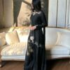 Super Black Natural Crep Embroidery Work Salwar Suit