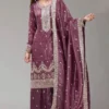 Super Onion Gold Crush Embroidery Work Salwar Suit