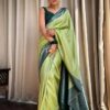 Super Pista Lichi Silk Jacquard Work Saree