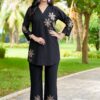 DIVA 122 Black Rayon Kurti with Embroidery Work & Mirror Work. Wedding, Party, Festive Grab it for ₹1749. Delivery 4-6 Working Days. Shop now. | Kurti, Bollywood Kurti, Creative Kurtis, Designer Kurti, Party Wear Kurti, Selfie Kurti