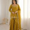 ZSR 3166 Mustered Color Fendy Silk With Embroidery Work Salwar Suit. Get it for ₹2149. Delivery 4-6 Working Days. Online Shop now. | Jump Suits, Salwar suit, Casual Suits, Creative suits, Designer Suits, Palazzo Suits, Party Wear Suits, Patiala Suits, Straight Suits