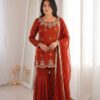 ZSR 3166 Rust Color Fendy Silk With Embroidery Work Salwar Suit. Get it for ₹2149. Delivery 4-6 Working Days. Online Shop now. | Jump Suits, Salwar suit, Casual Suits, Creative suits, Designer Suits, Palazzo Suits, Party Wear Suits, Patiala Suits, Straight Suits