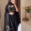 RTC 6024 Black Color Vichitra Silk Thread Sequence Work Gown . Exclusive Offer ₹1999. Delivery 4-6 Working Days. Shop now. | Gowns, Bollywood Gowns, Creative Gowns, Designer Gowns, Embroidered Gowns, Party Wear Gowns